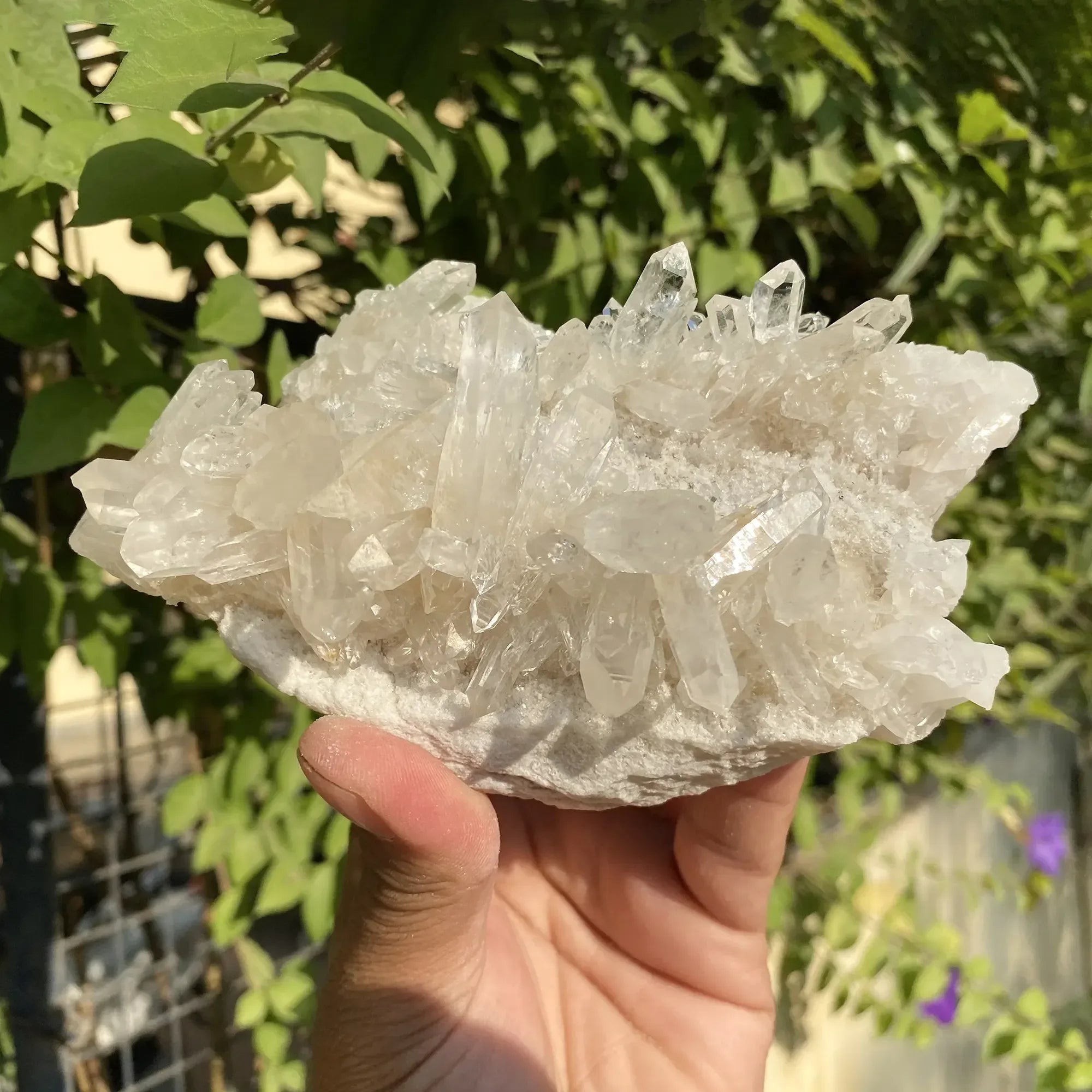 Natural Himalayan White Quartz Cluster Himalayan Quartz