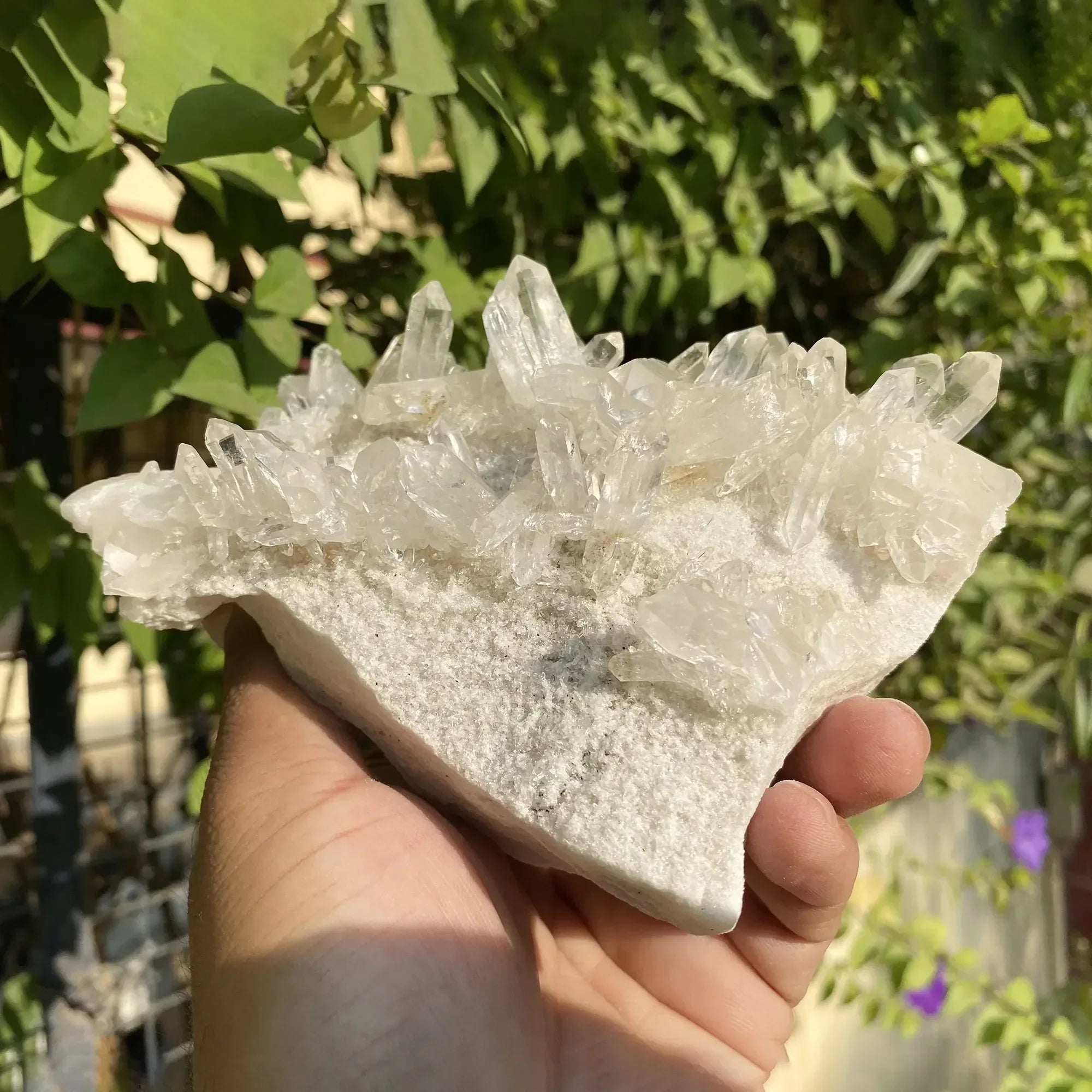Natural Himalayan White Quartz Cluster Himalayan Quartz