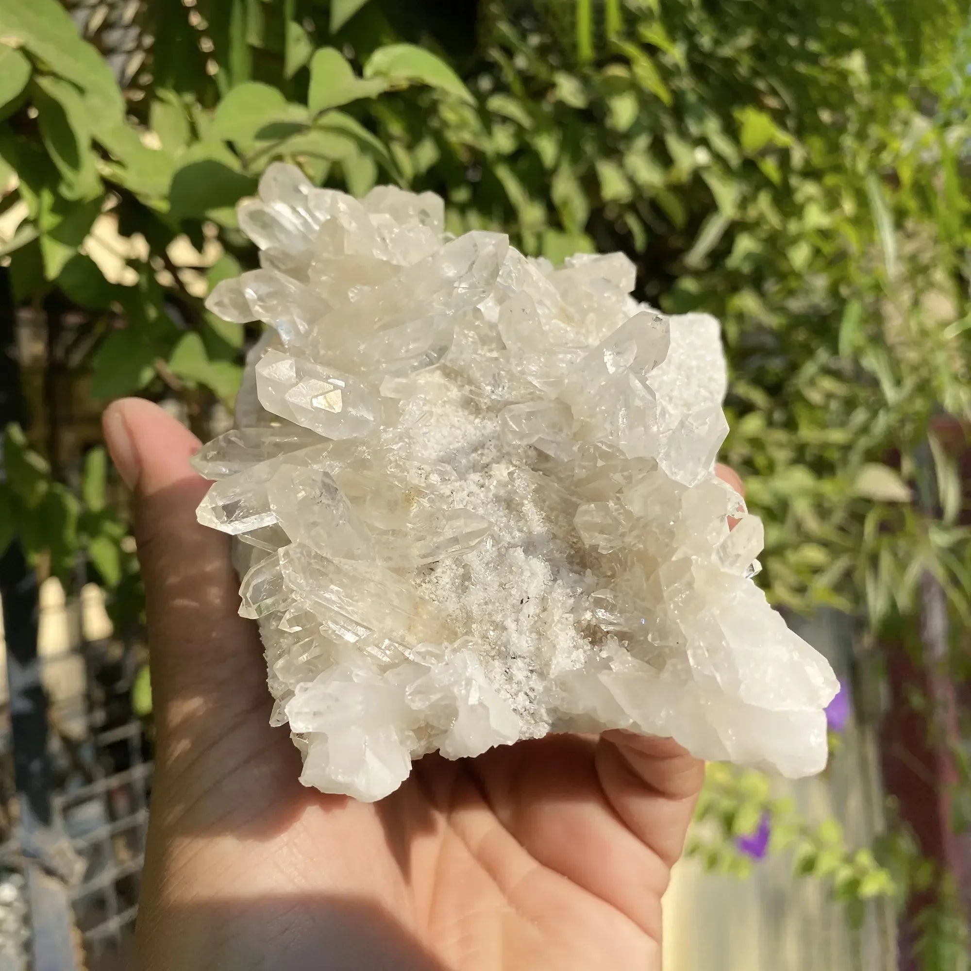 Natural Himalayan White Quartz Cluster Himalayan Quartz