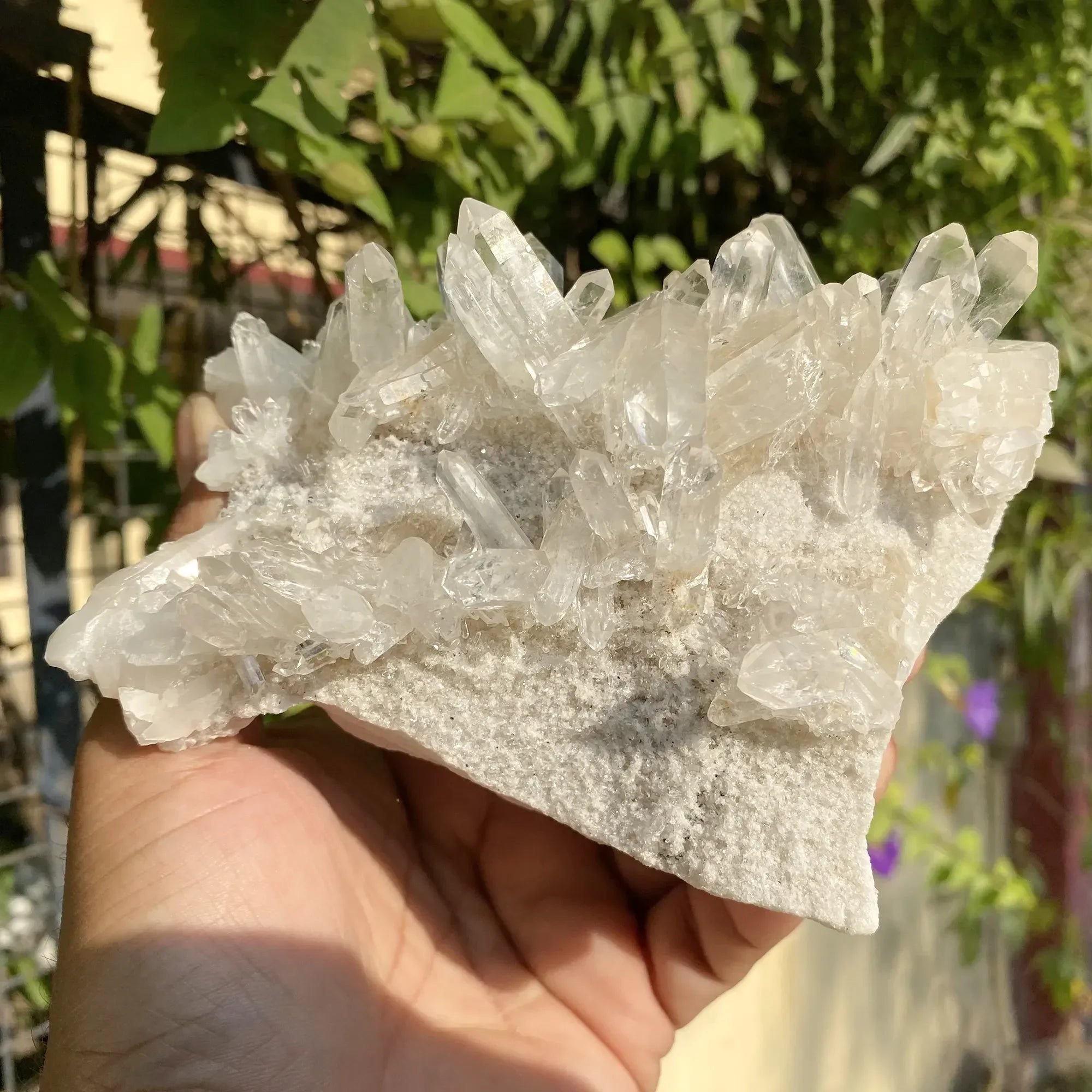 Natural Himalayan White Quartz Cluster Himalayan Quartz