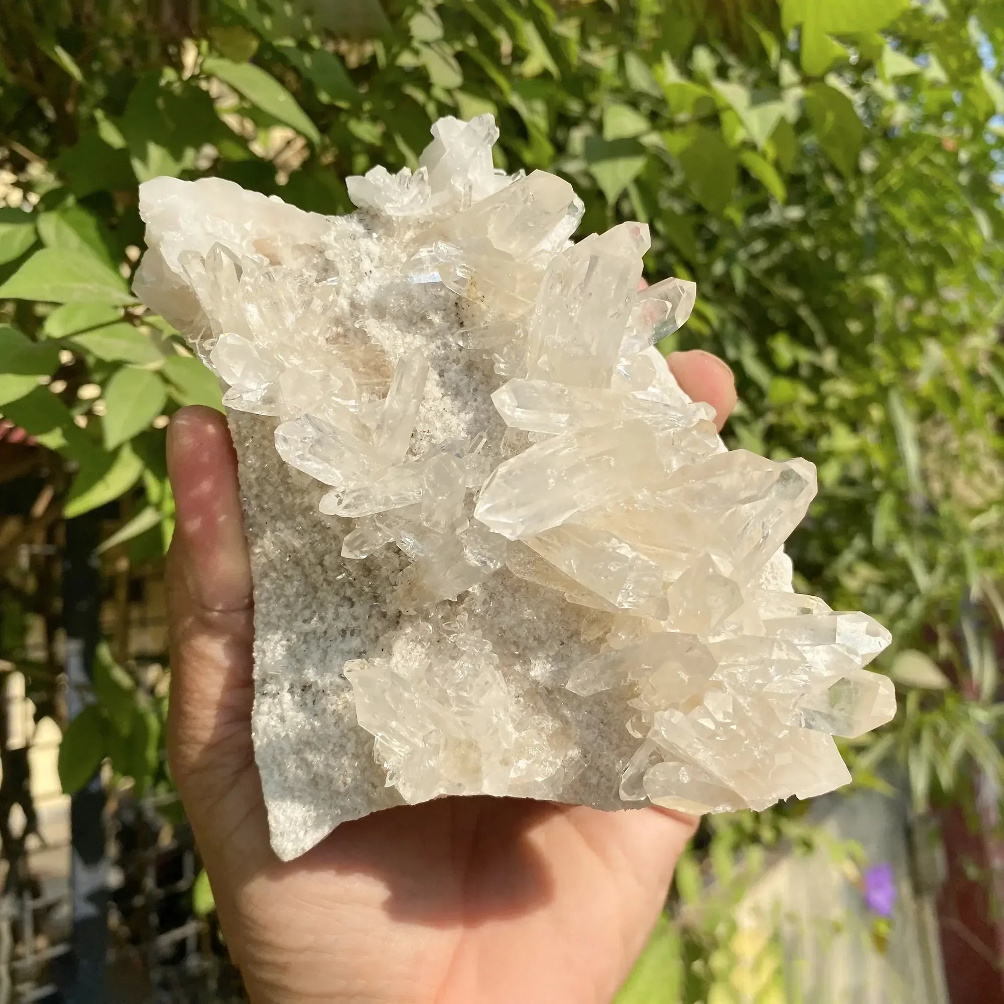 Natural Himalayan White Quartz Cluster Himalayan Quartz