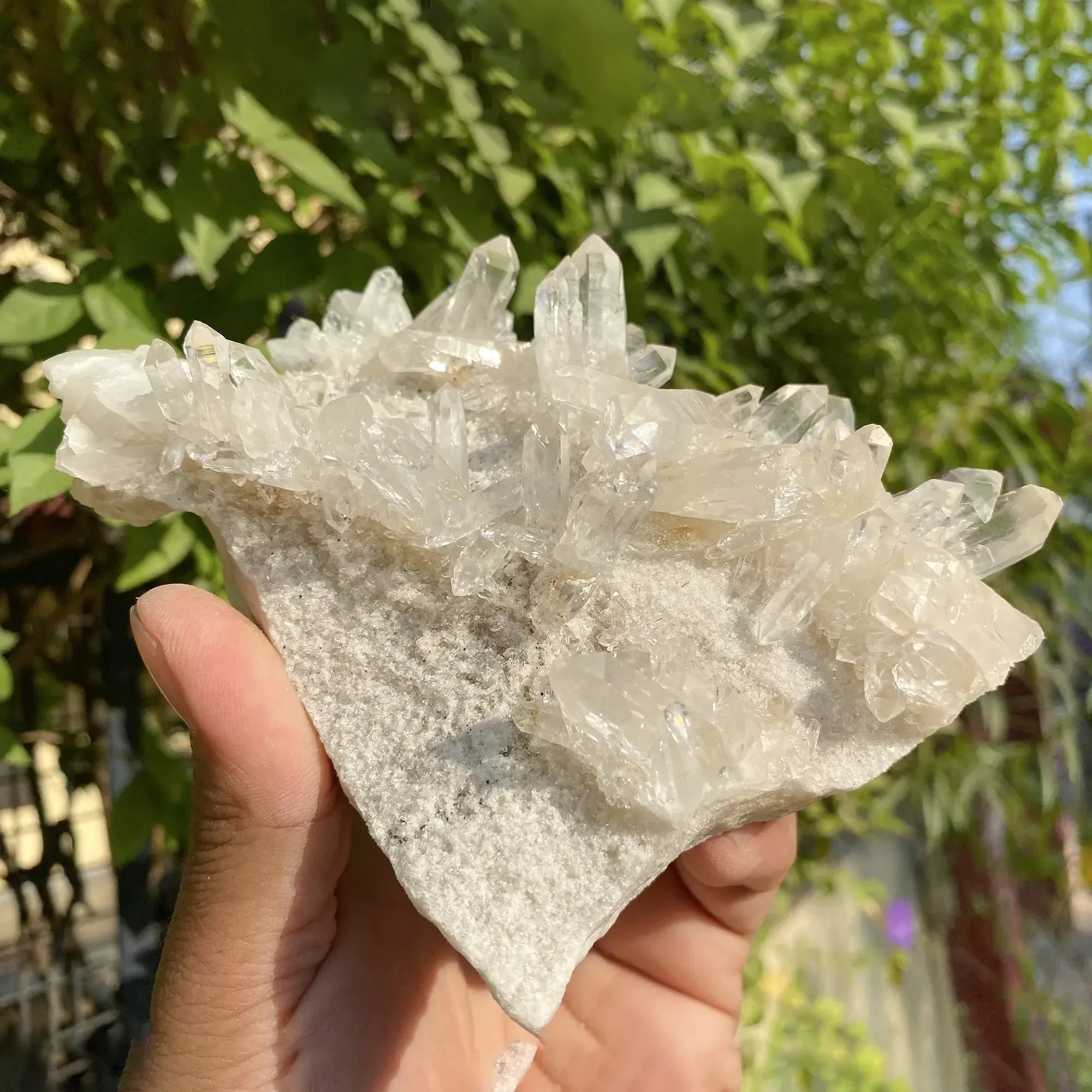 Natural Himalayan White Quartz Cluster Himalayan Quartz