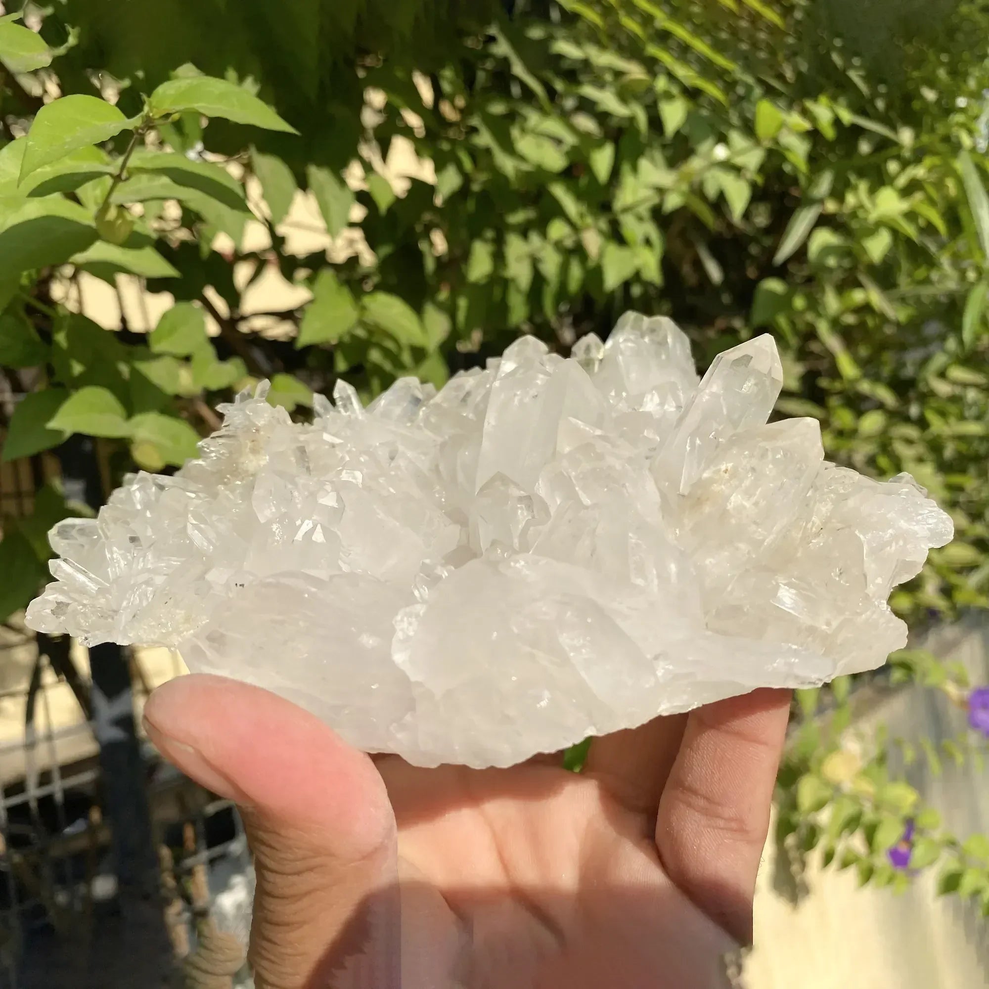 Natural Himalayan White Quartz Cluster 745g Himalayan Quartz