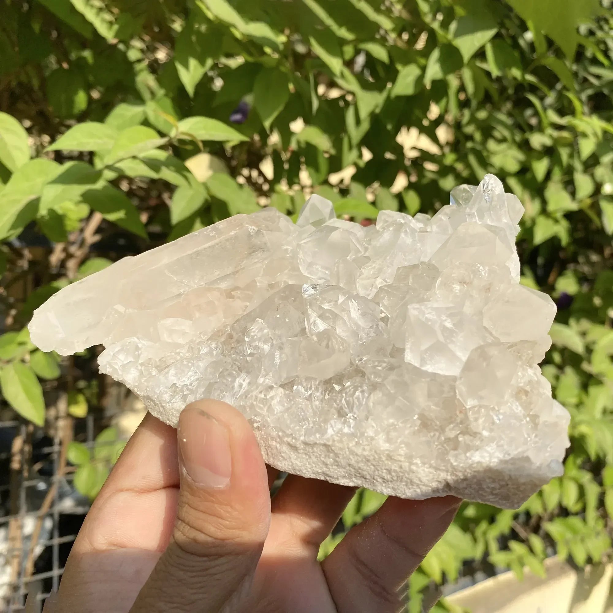 Natural Himalayan White Quartz Cluster 490g Himalayan Quartz