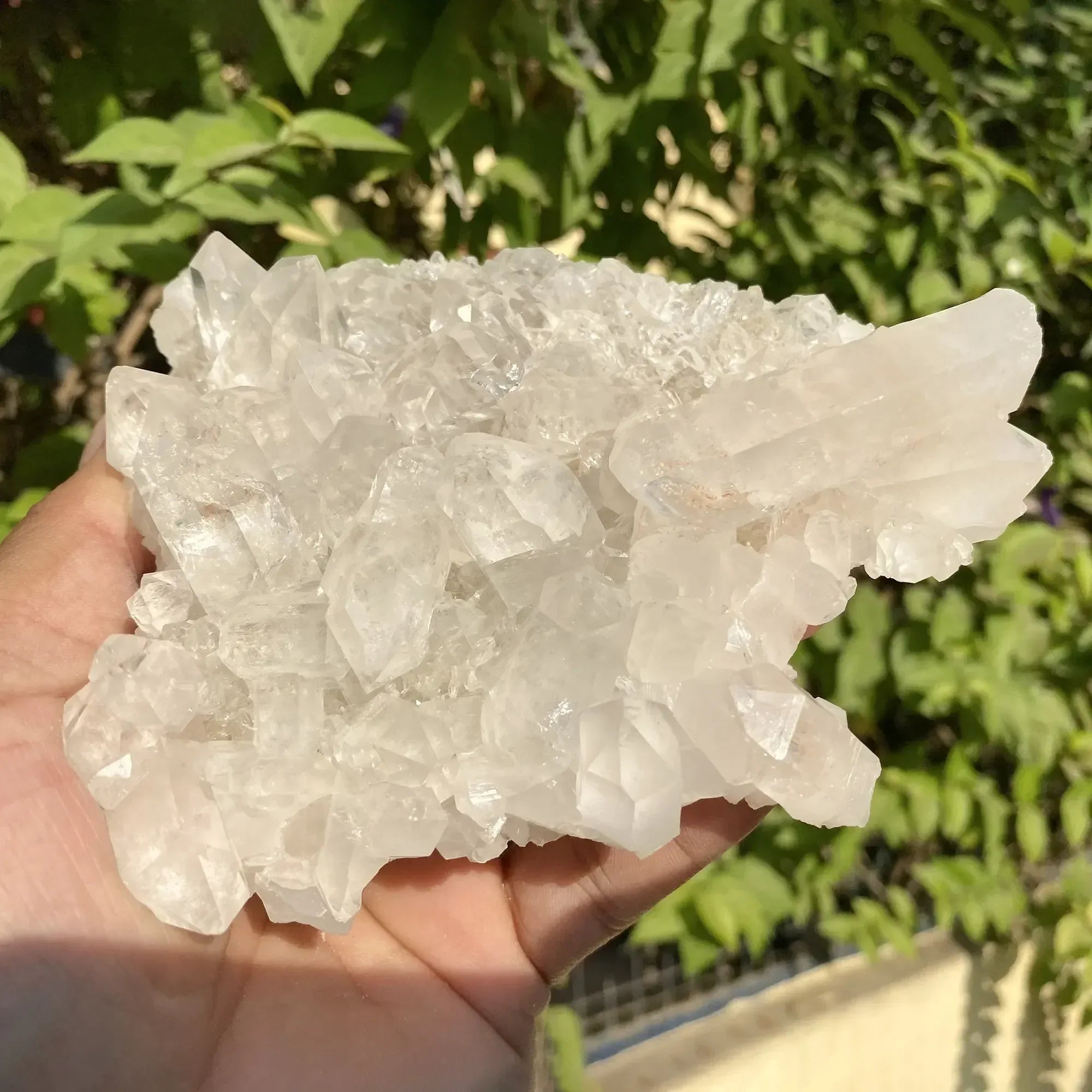 Natural Himalayan White Quartz Cluster 490g Himalayan Quartz