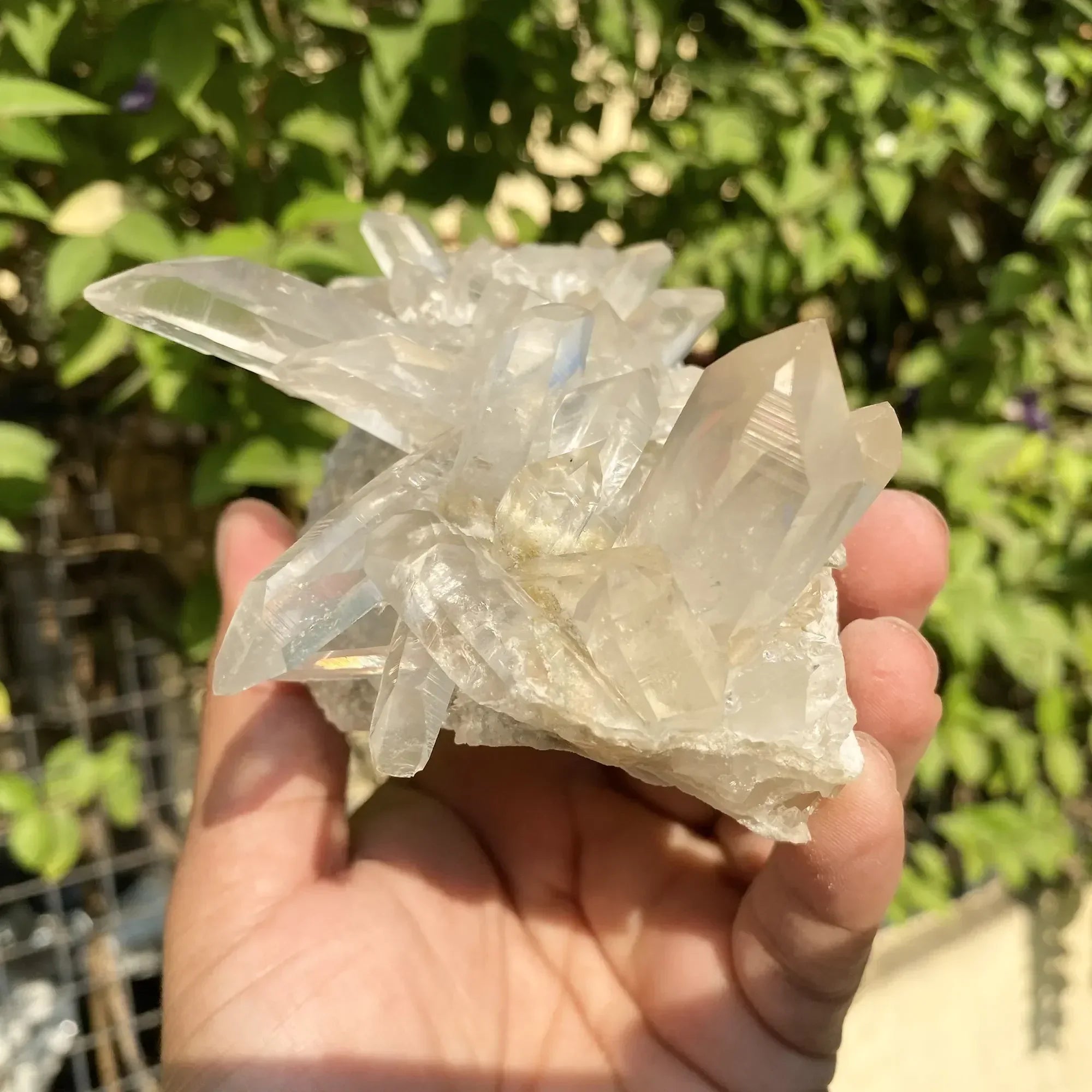 Natural Himalayan White & Yellow Quartz Cluster 565g Himalayan Quartz