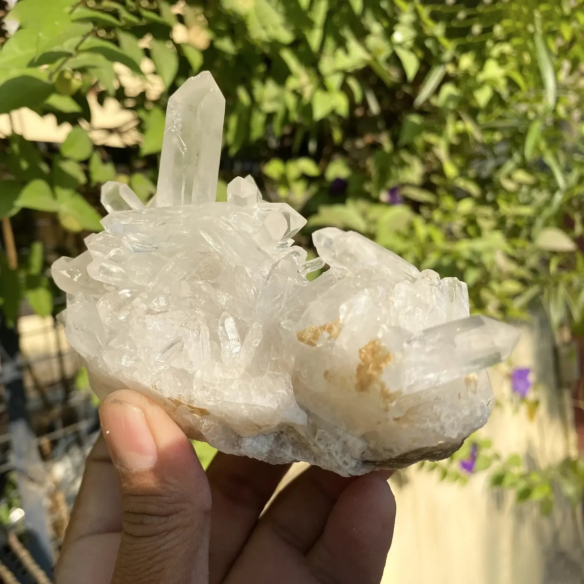 Natural Himalayan White Quartz Cluster 470g Himalayan Quartz
