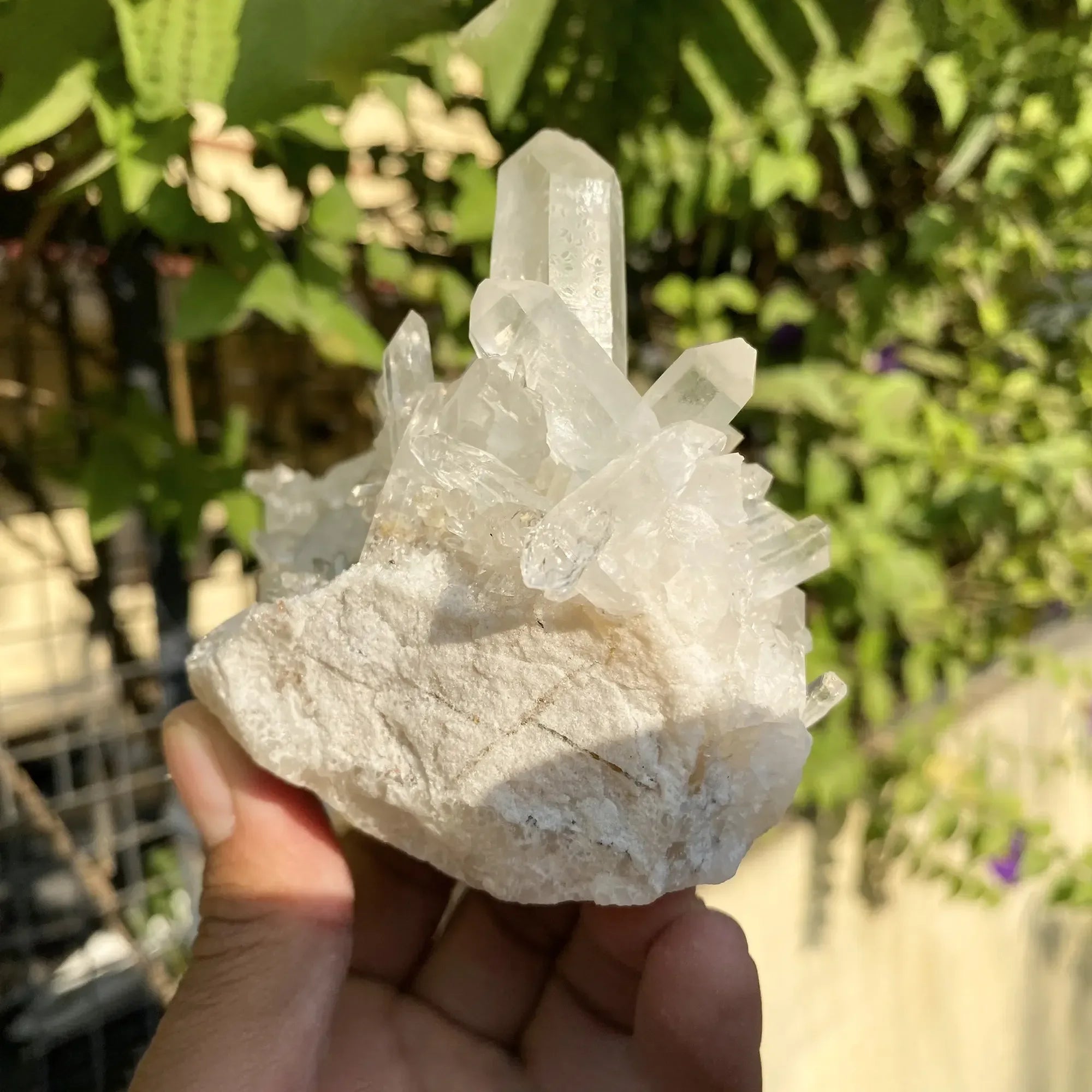 Natural Himalayan White Quartz Cluster 470g Himalayan Quartz