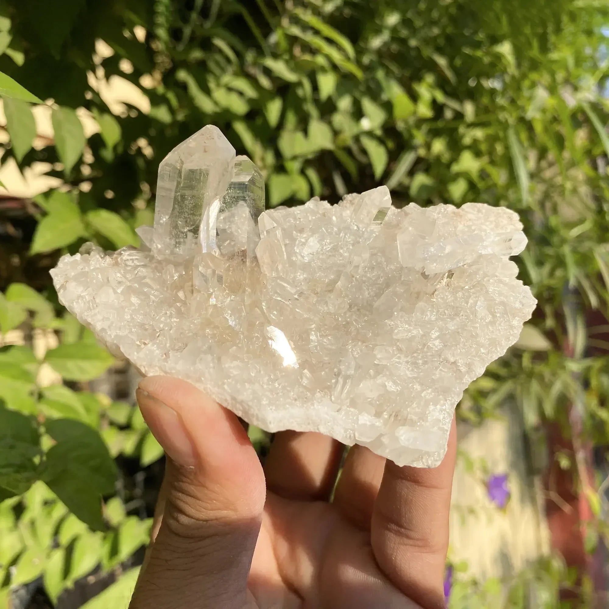 Natural Himalayan Pink Quartz Cluster 405g Himalayan Quartz