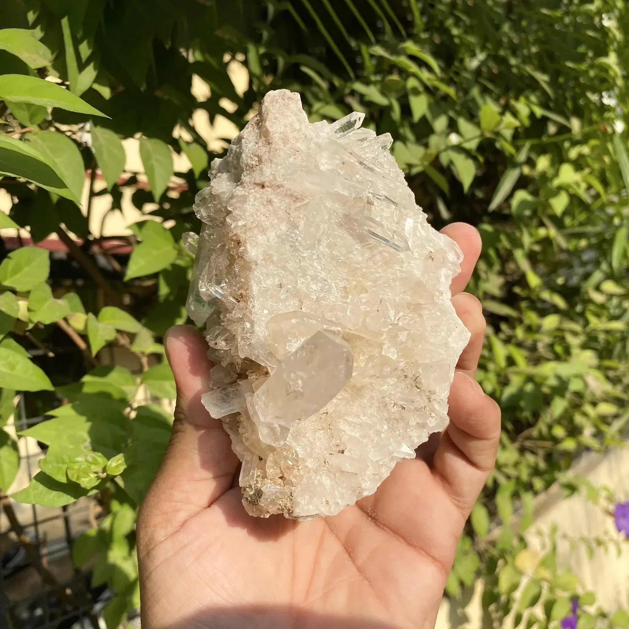 Natural Himalayan Pink Quartz Cluster 405g Himalayan Quartz