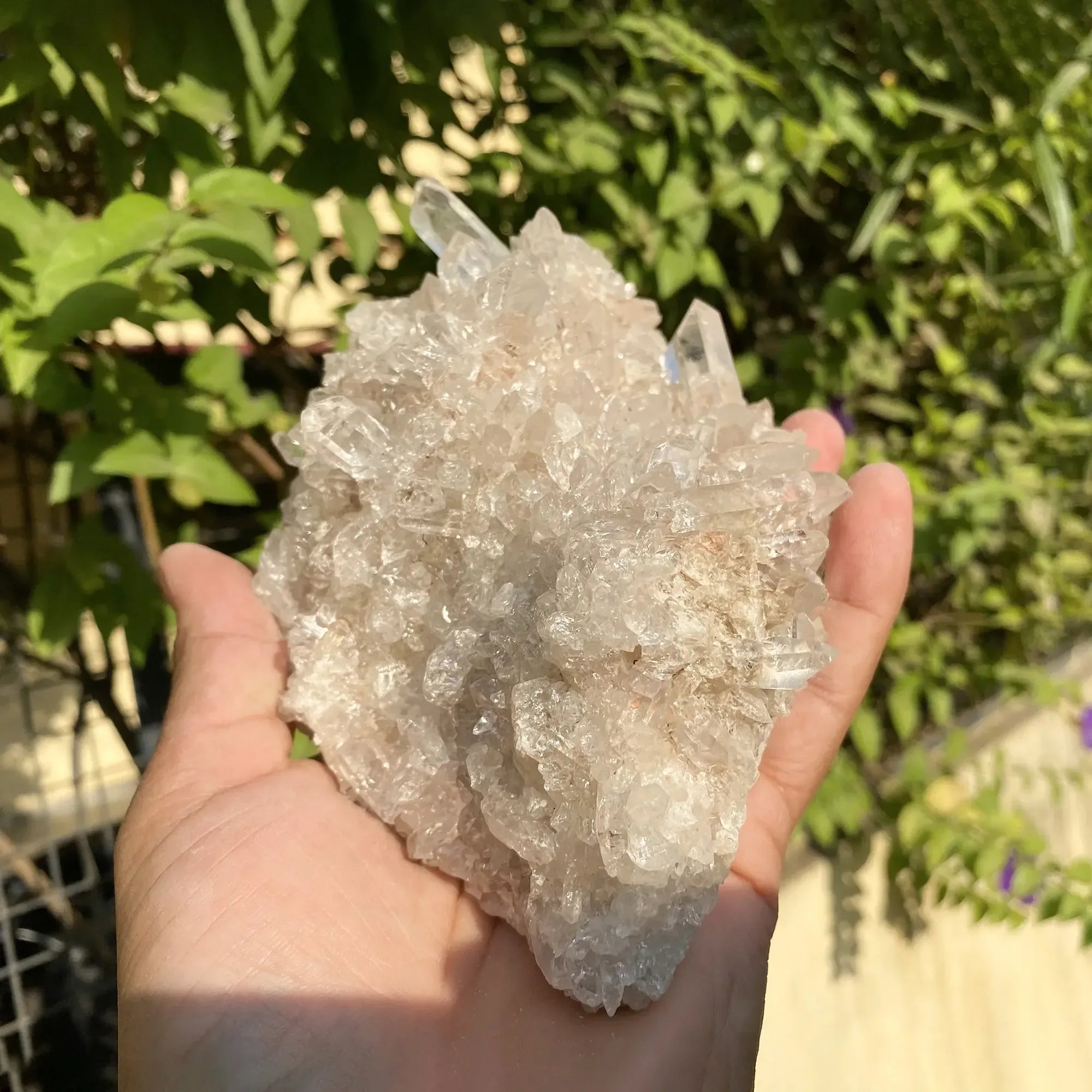 Natural Himalayan Pink Quartz Cluster 1025g Himalayan Quartz