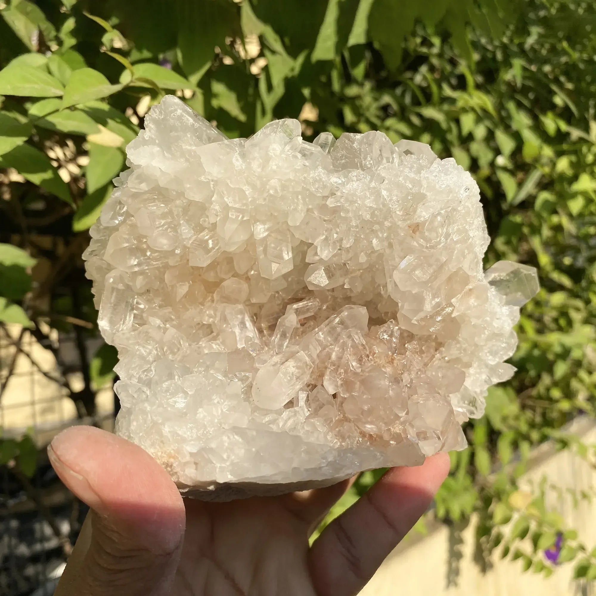 Natural Himalayan White Quartz Cluster 1260g Himalayan Quartz
