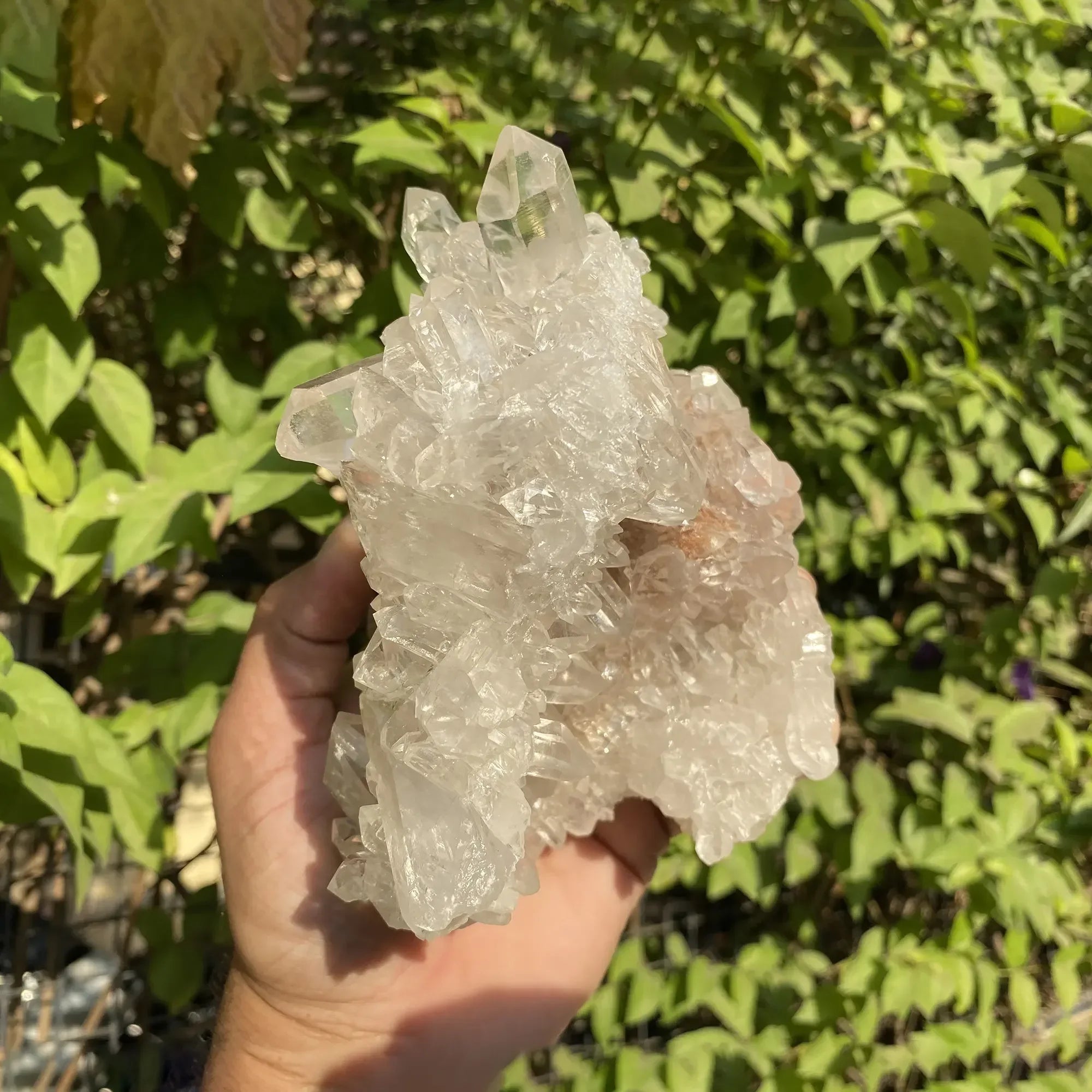 Natural Himalayan White Quartz Cluster 1260g Himalayan Quartz
