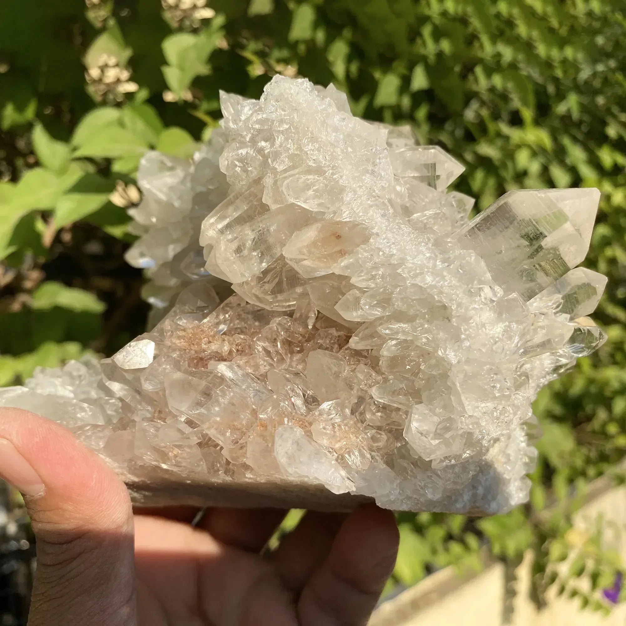 Natural Himalayan White Quartz Cluster 1260g Himalayan Quartz