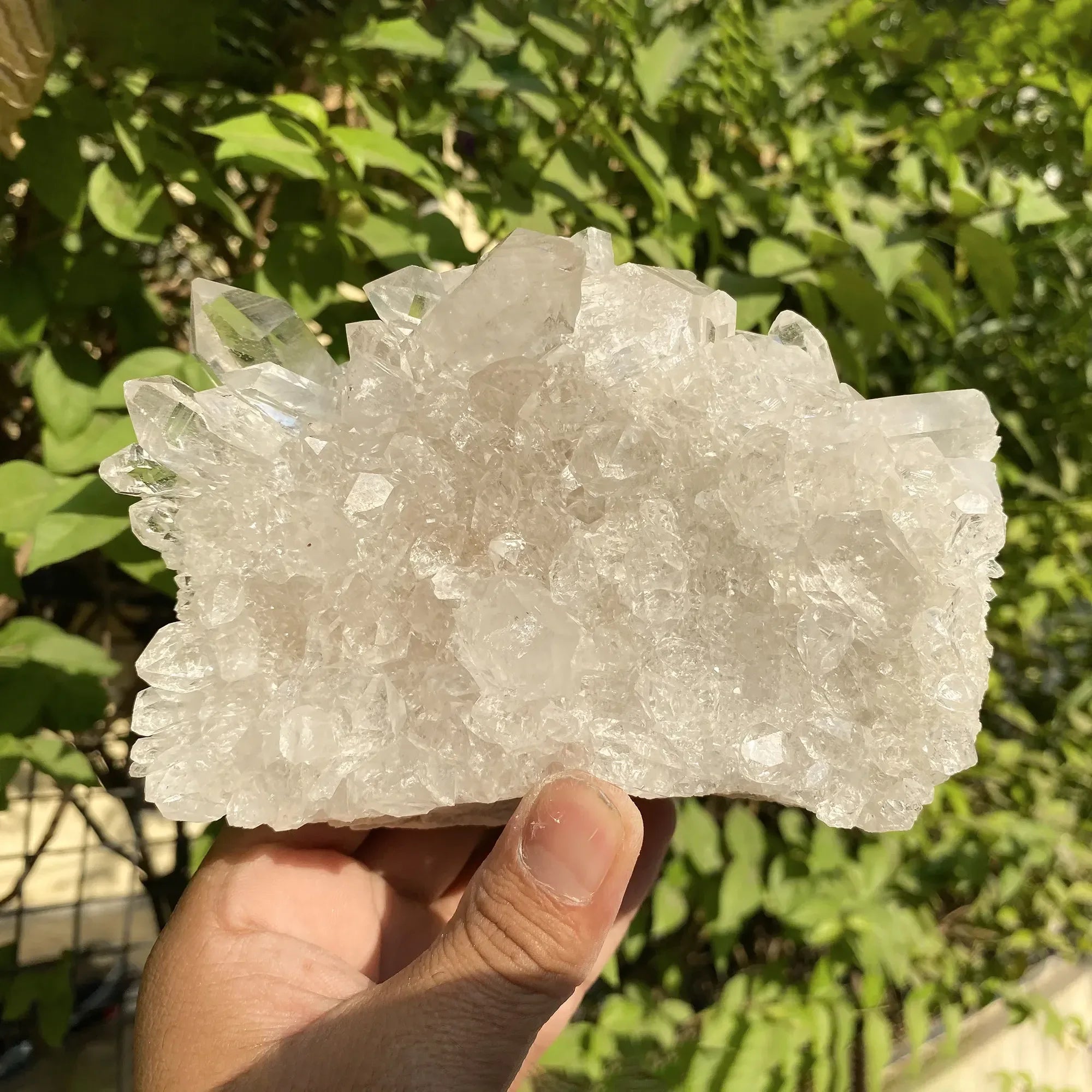 Natural Himalayan White Quartz Cluster 1260g Himalayan Quartz
