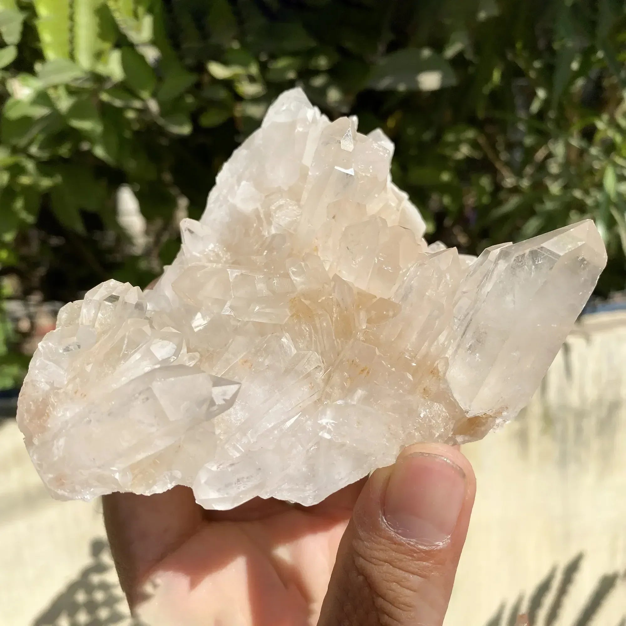 Natural Himalayan Pink Quartz Cluster 500g Himalayan Quartz