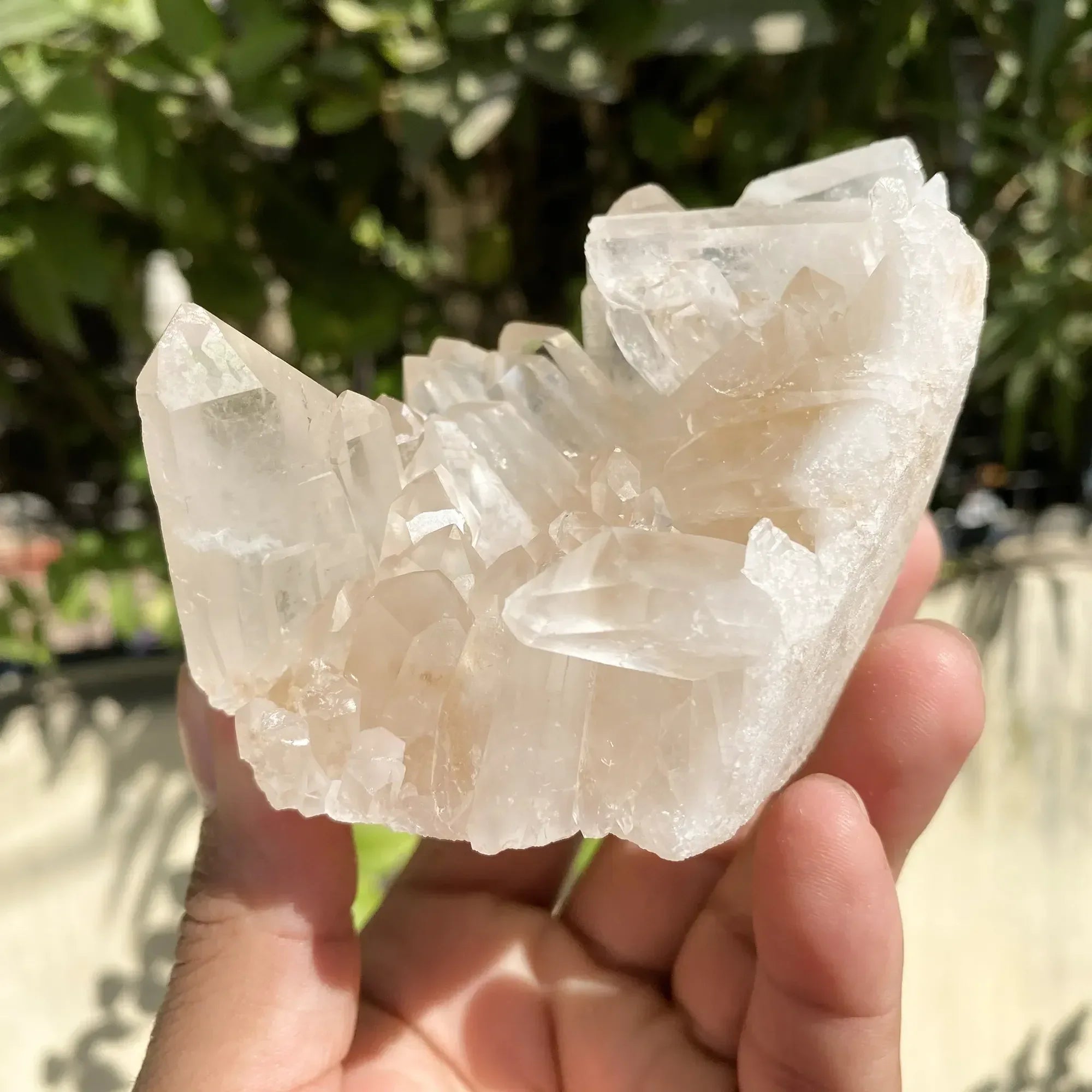 Natural Himalayan Pink Quartz Cluster 500g Himalayan Quartz