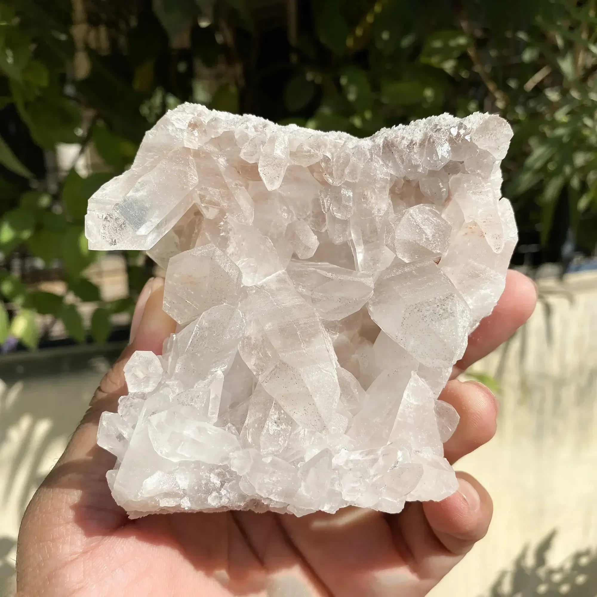 Natural Himalayan Pink Quartz Cluster 445g Himalayan Quartz