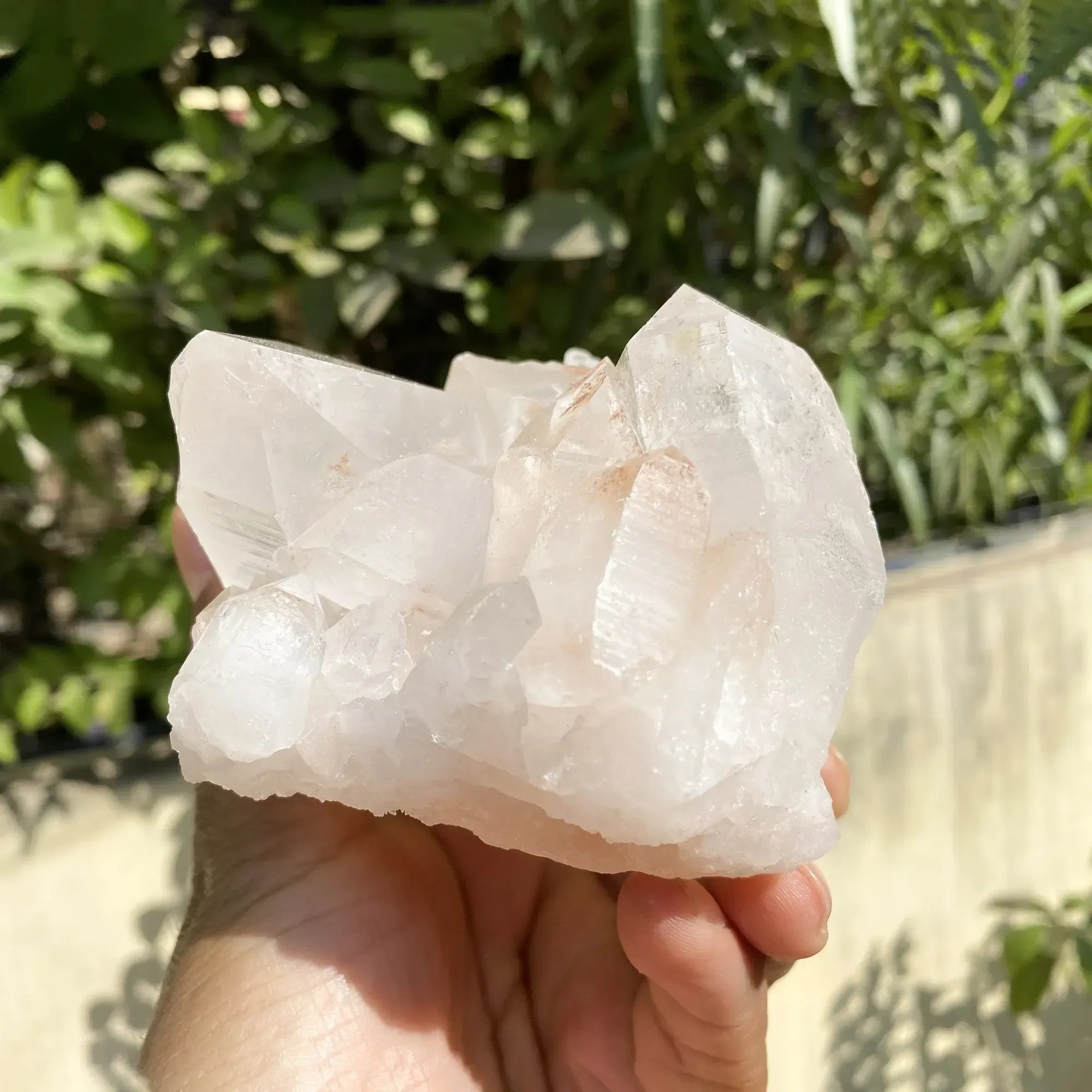 Natural Himalayan Pink Quartz Cluster 975g Himalayan Quartz