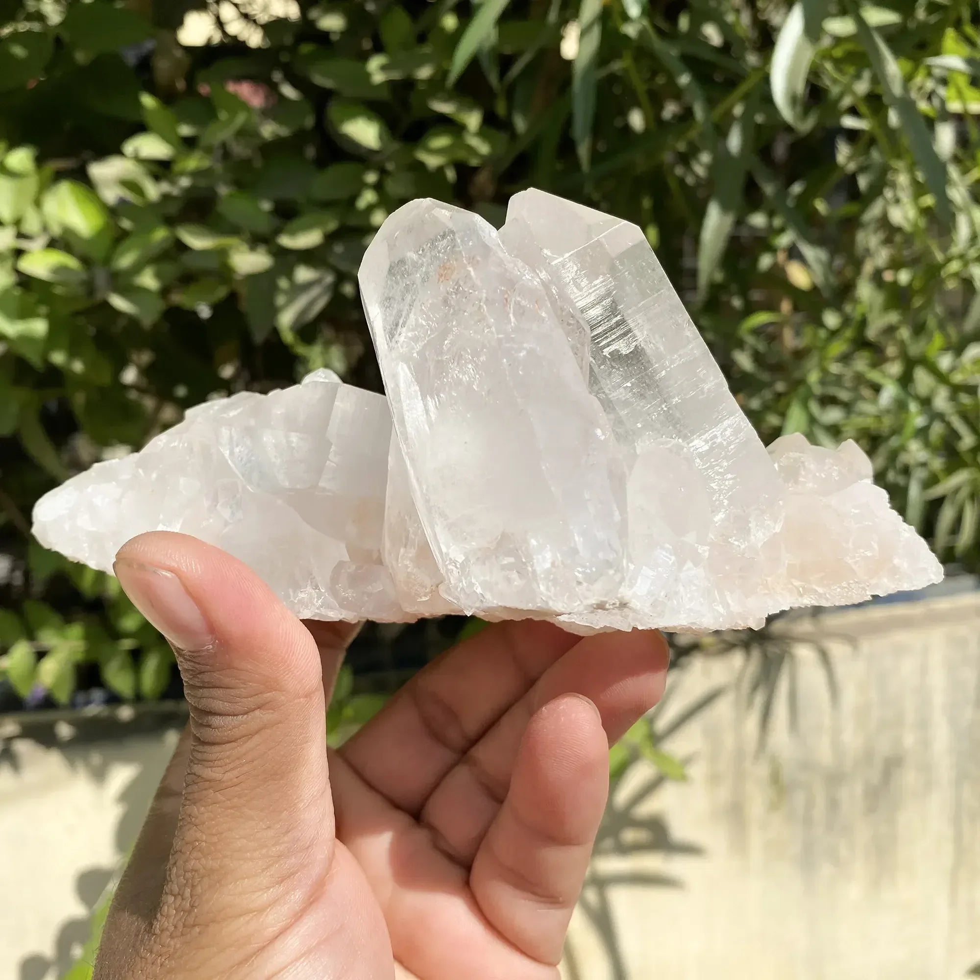 Natural Himalayan Pink Quartz Cluster 535g Himalayan Quartz
