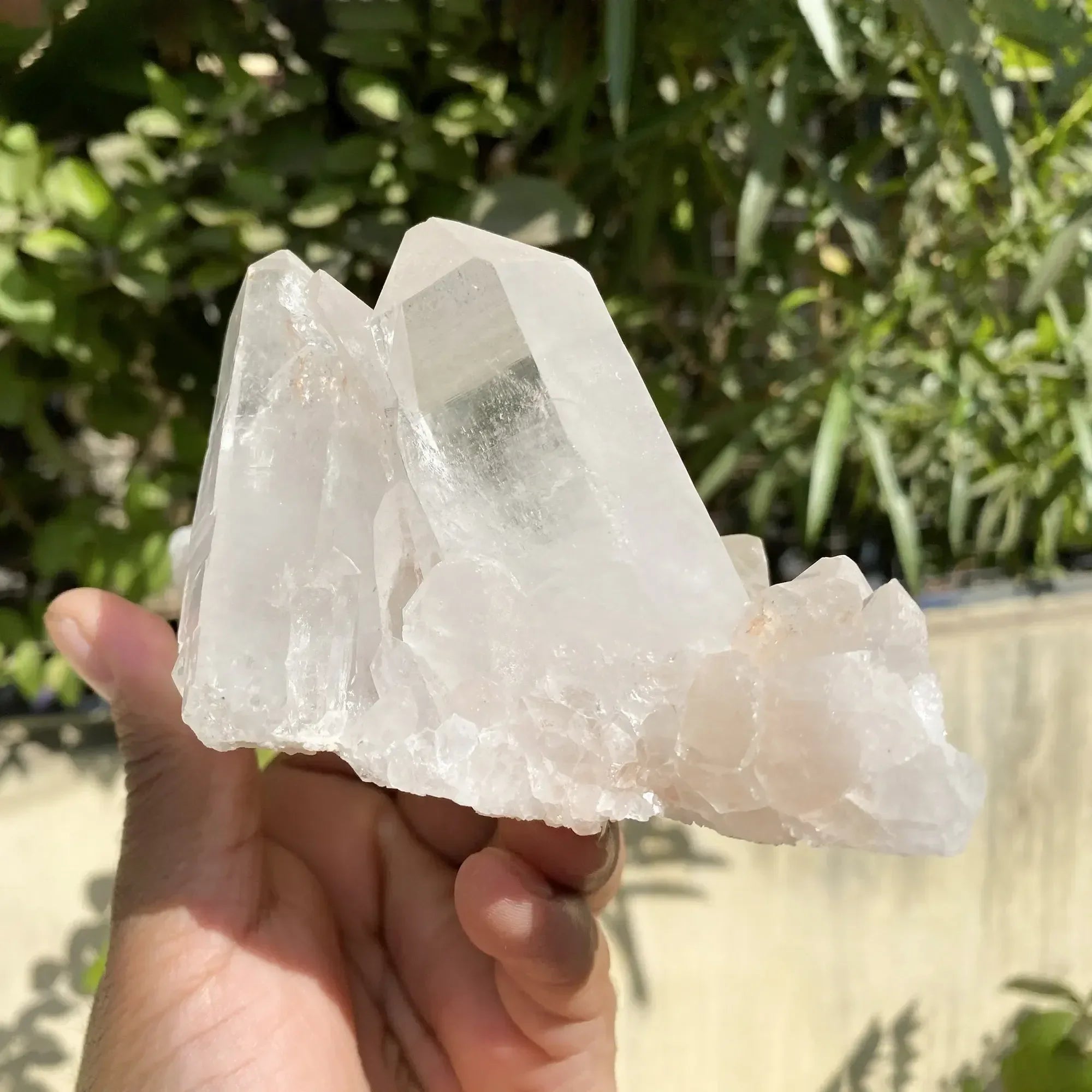 Natural Himalayan Pink Quartz Cluster 535g Himalayan Quartz