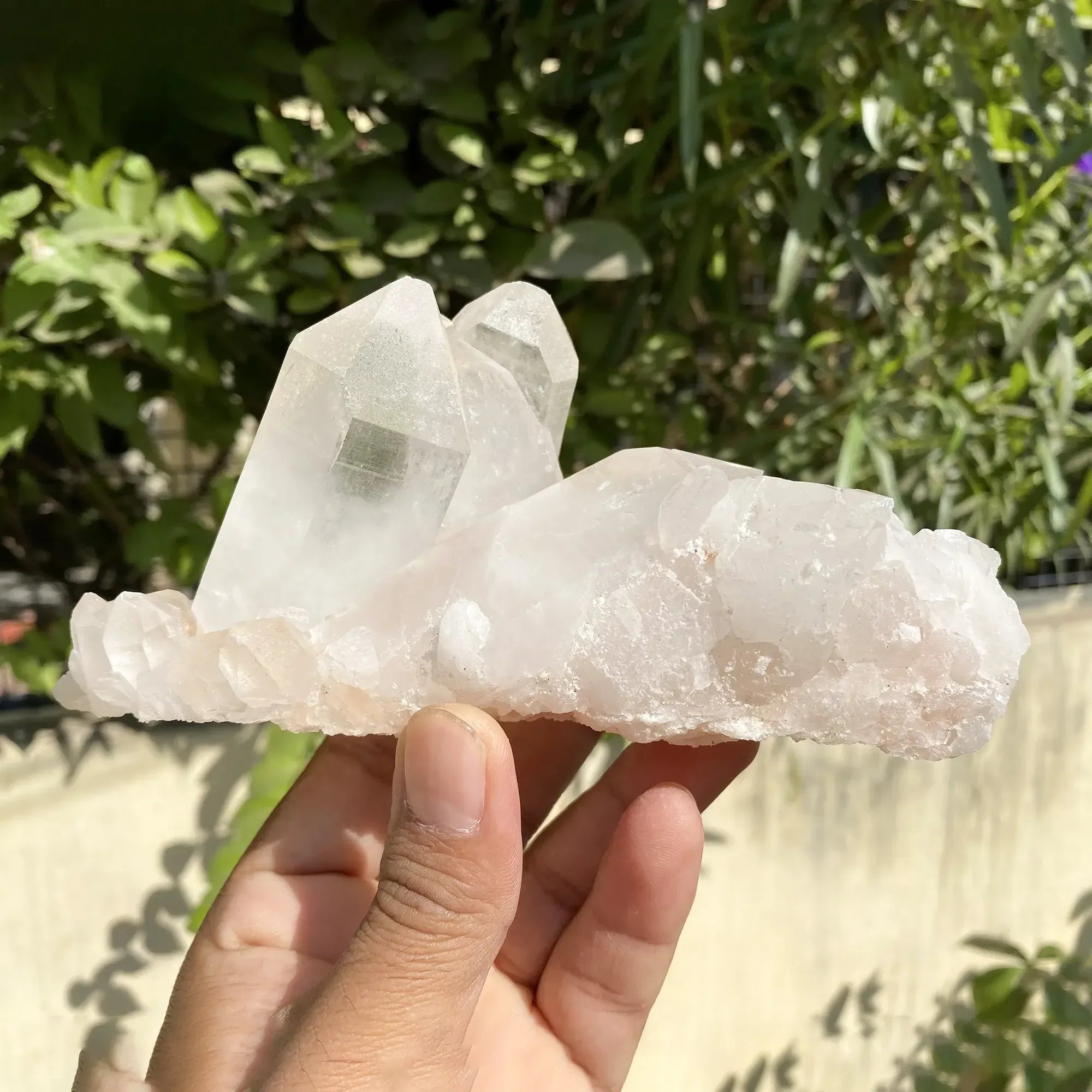 Natural Himalayan Pink Quartz Cluster 535g Himalayan Quartz