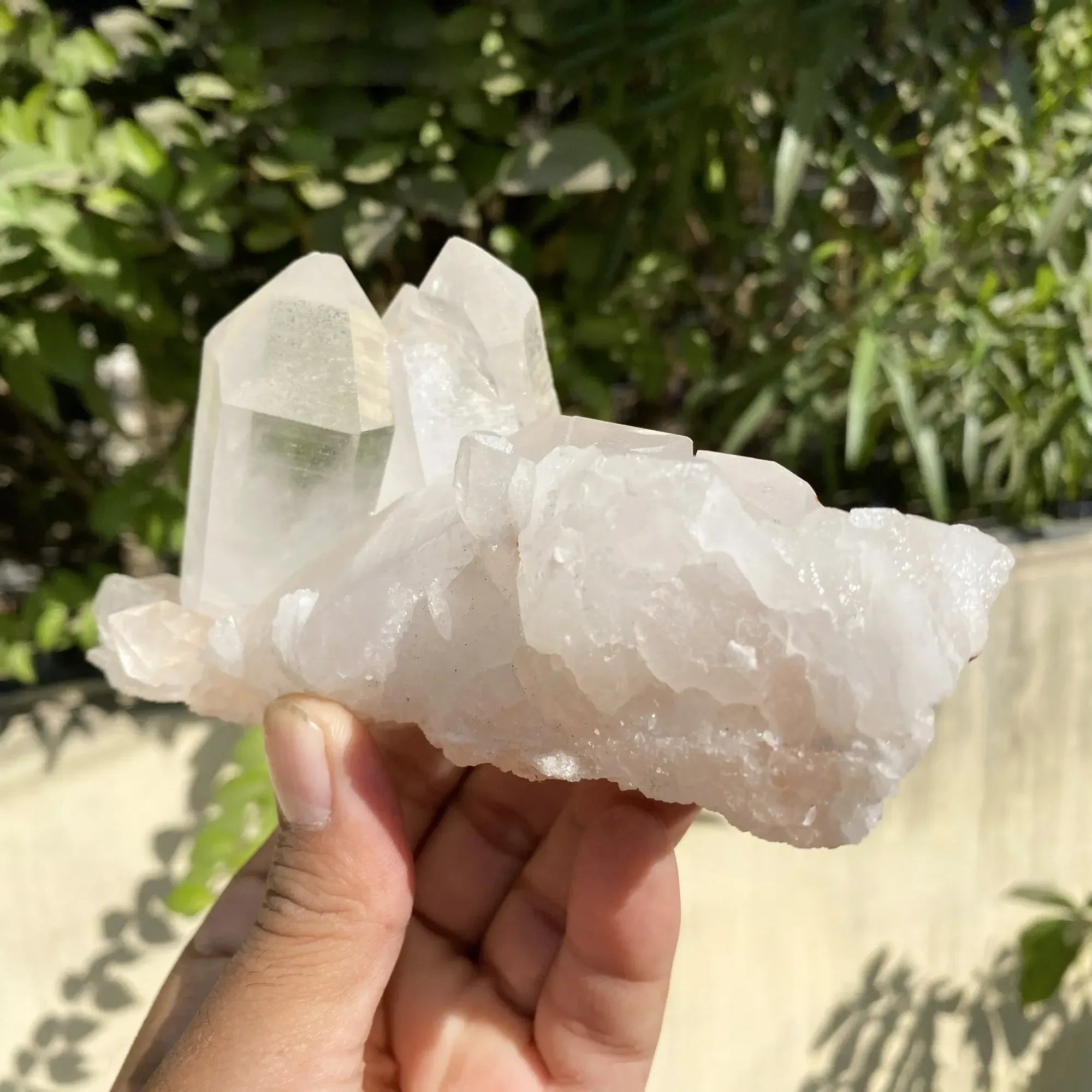 Natural Himalayan Pink Quartz Cluster 535g Himalayan Quartz
