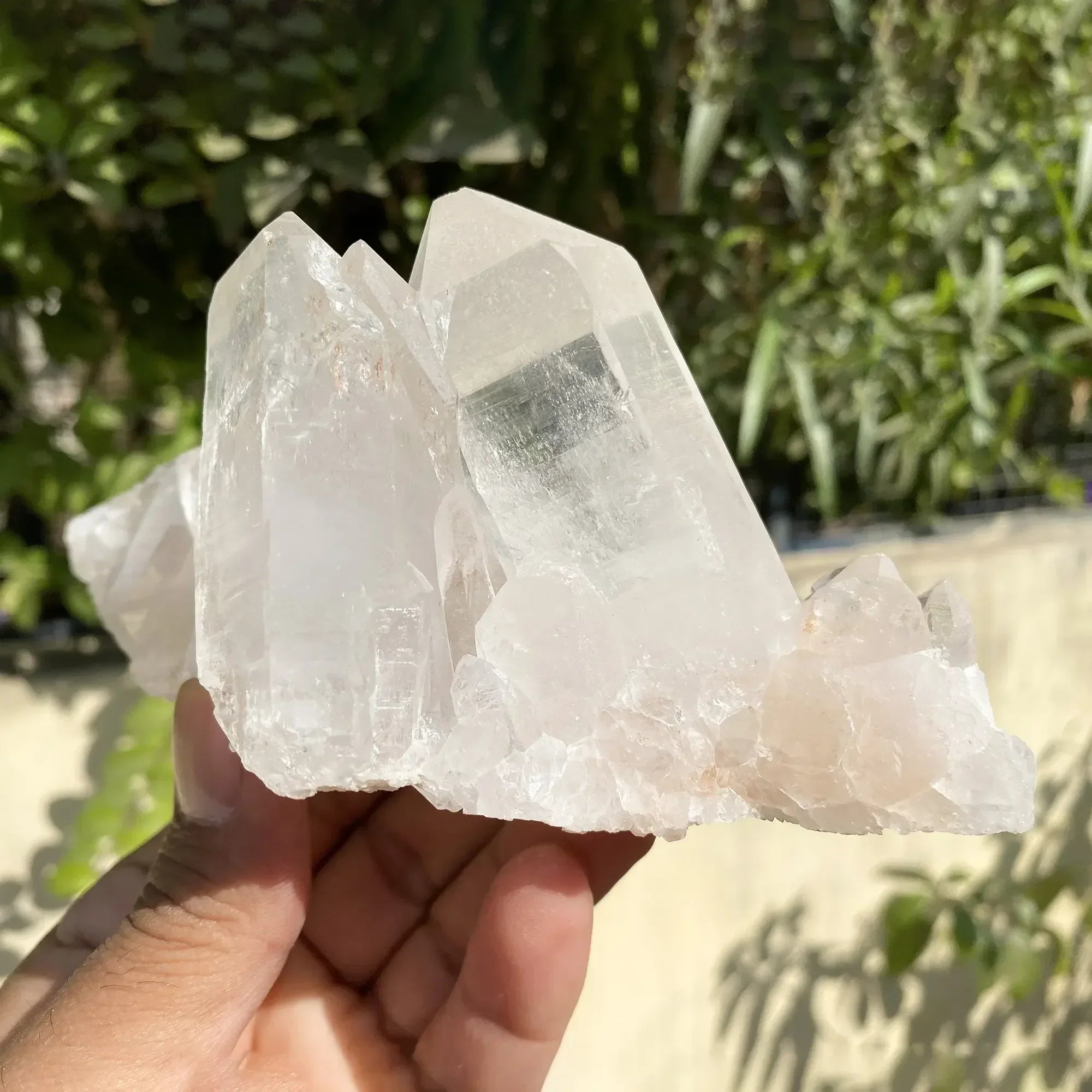 Natural Himalayan Pink Quartz Cluster 535g Himalayan Quartz