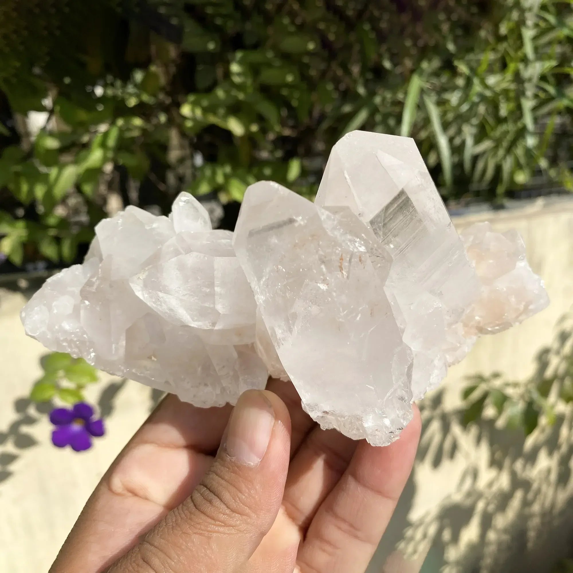 Natural Himalayan Pink Quartz Cluster 535g Himalayan Quartz