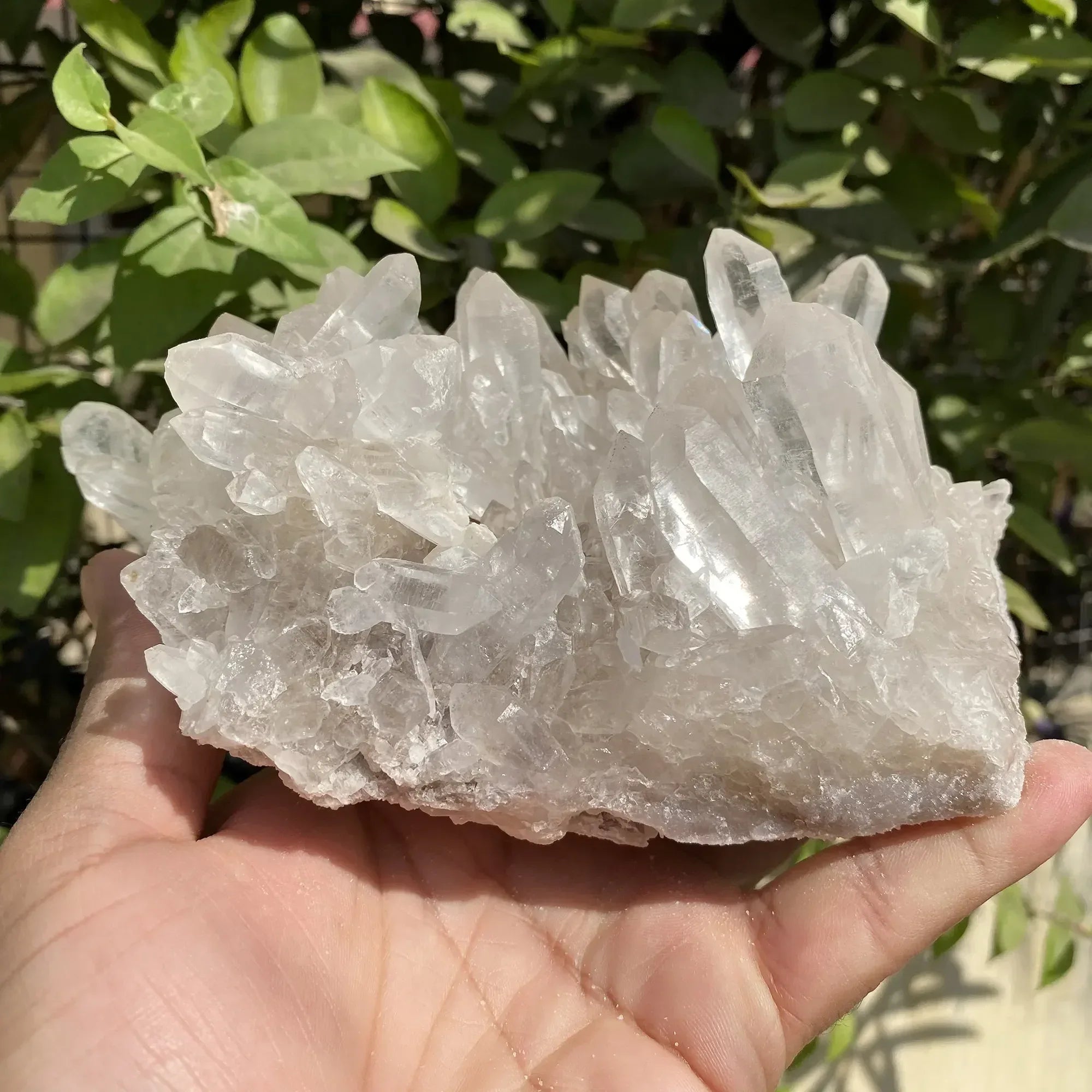 Natural Himalayan White Quartz Cluster 1695g Himalayan Quartz