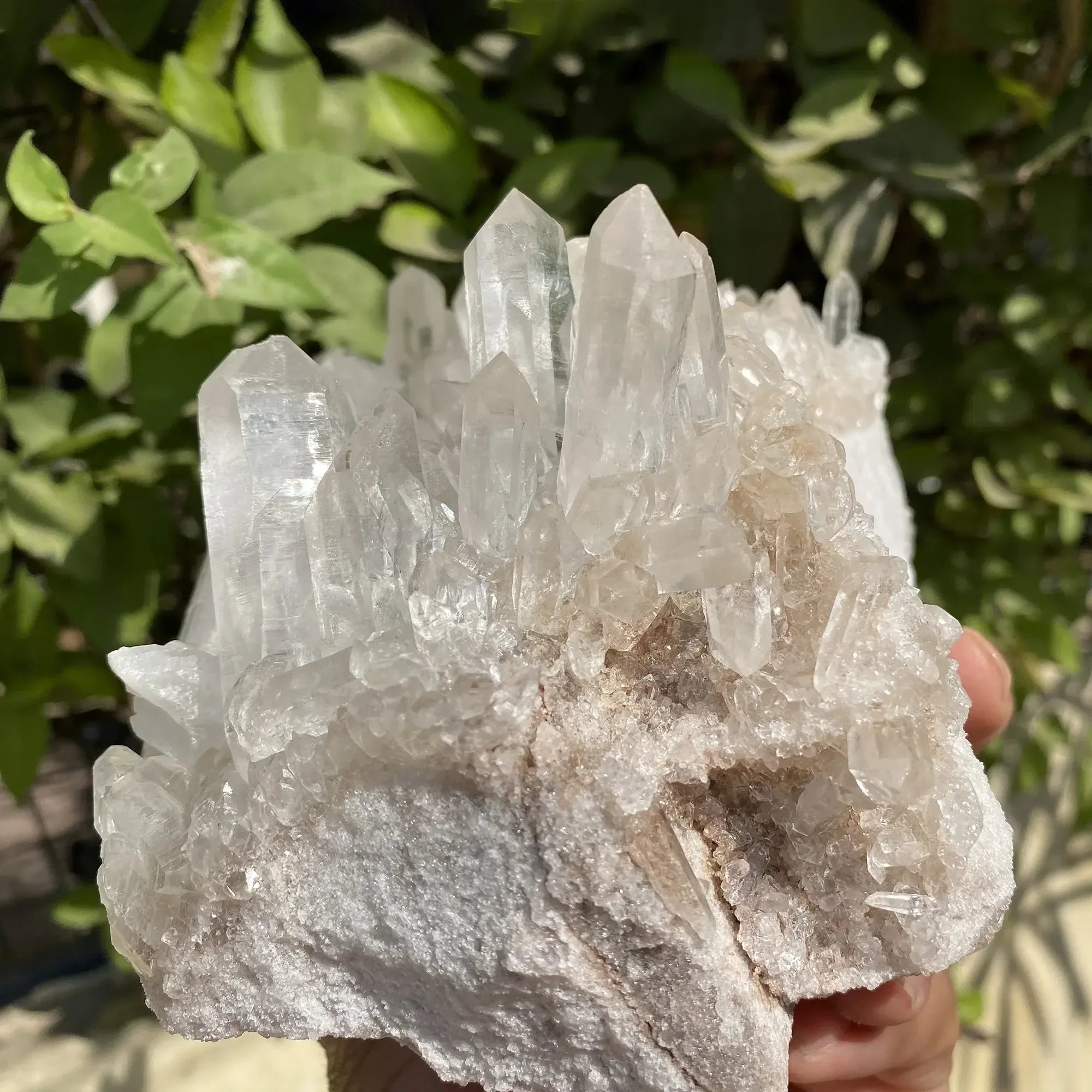 Natural Himalayan White Quartz Cluster 1695g Himalayan Quartz