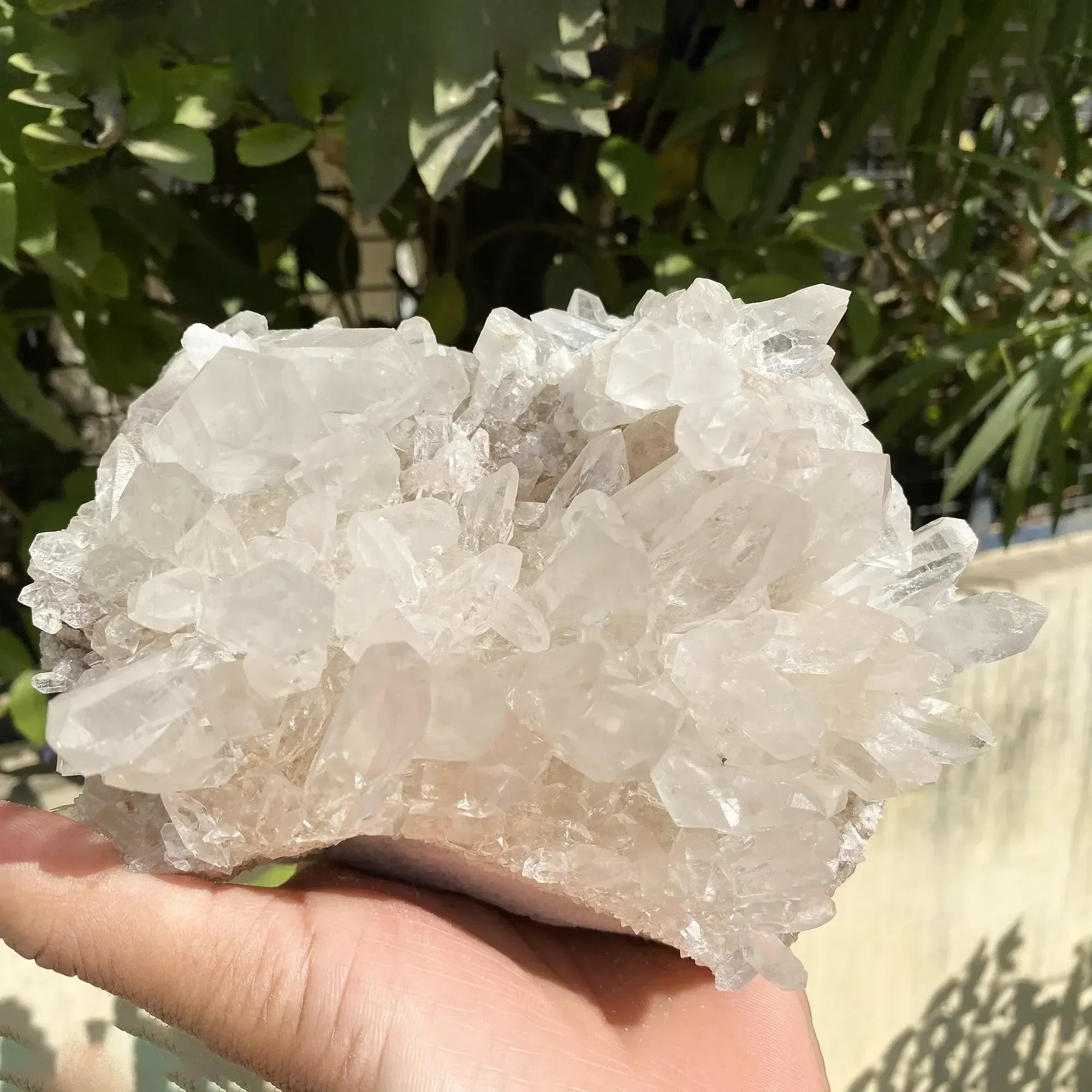 Natural Himalayan White Quartz Cluster 1695g Himalayan Quartz