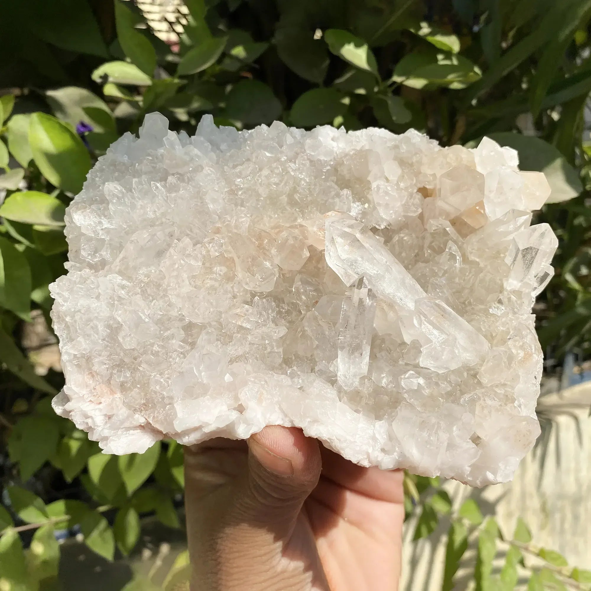 Natural Himalayan White Quartz Cluster 1080g Himalayan Quartz