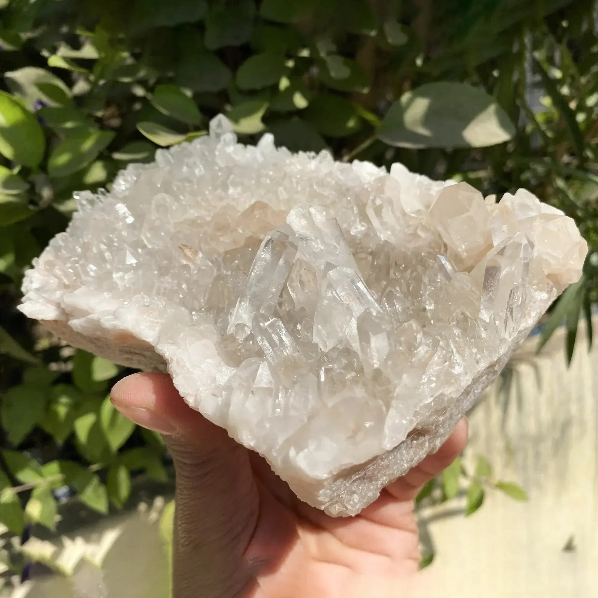 Natural Himalayan White Quartz Cluster 1080g Himalayan Quartz