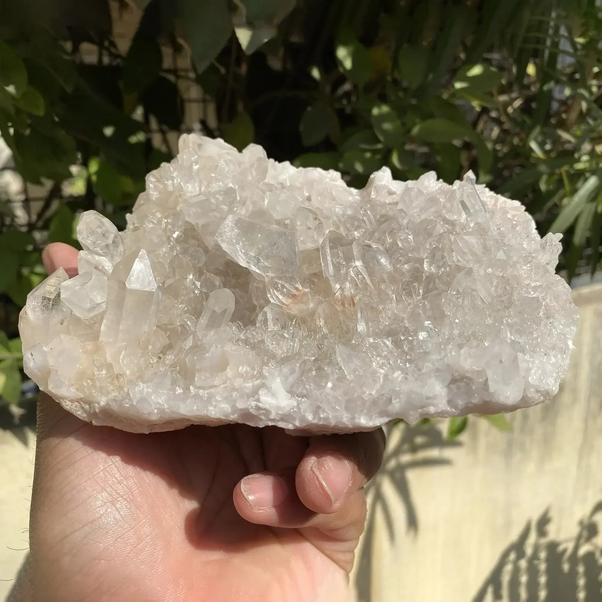Natural Himalayan White Quartz Cluster 1080g Himalayan Quartz