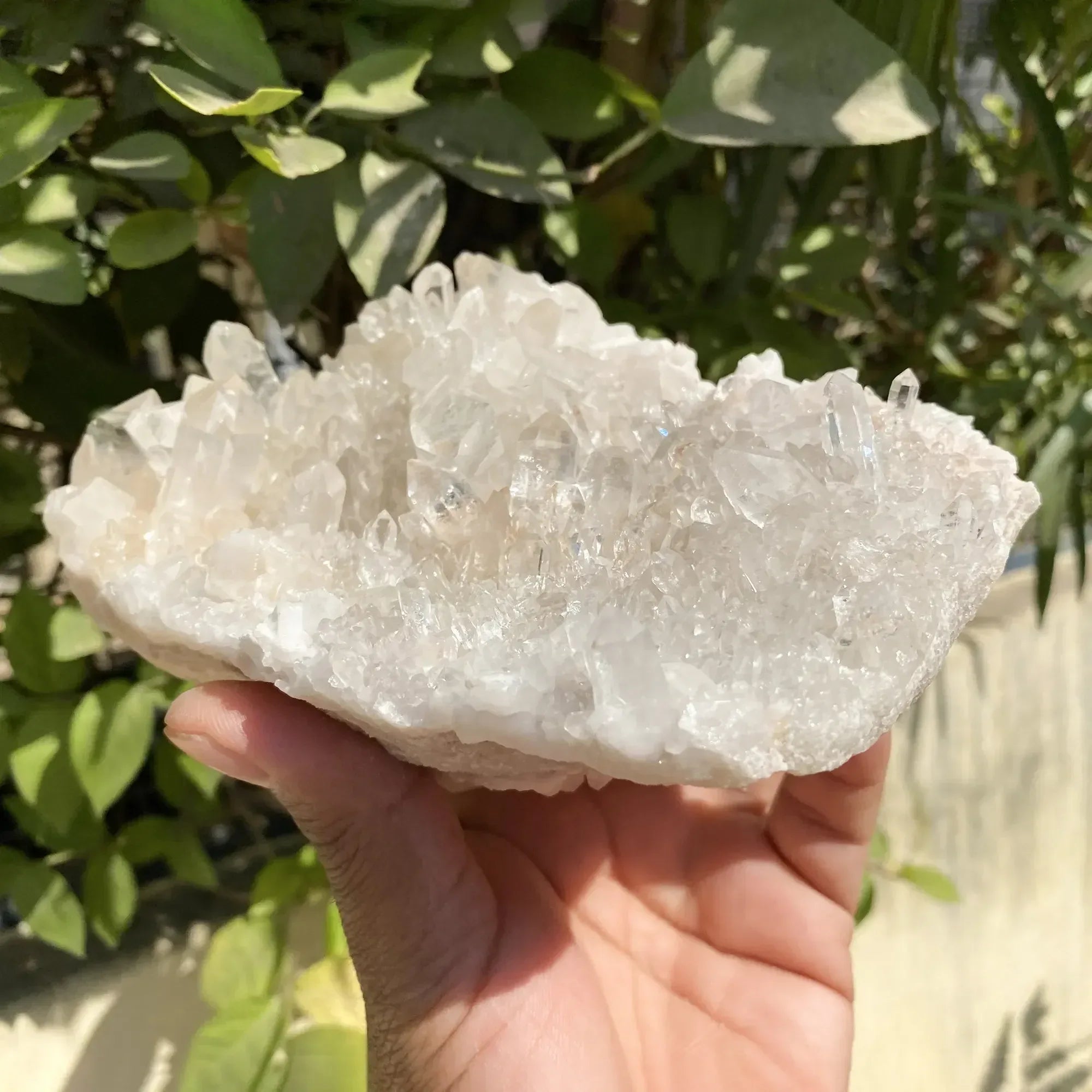 Natural Himalayan White Quartz Cluster 1080g Himalayan Quartz