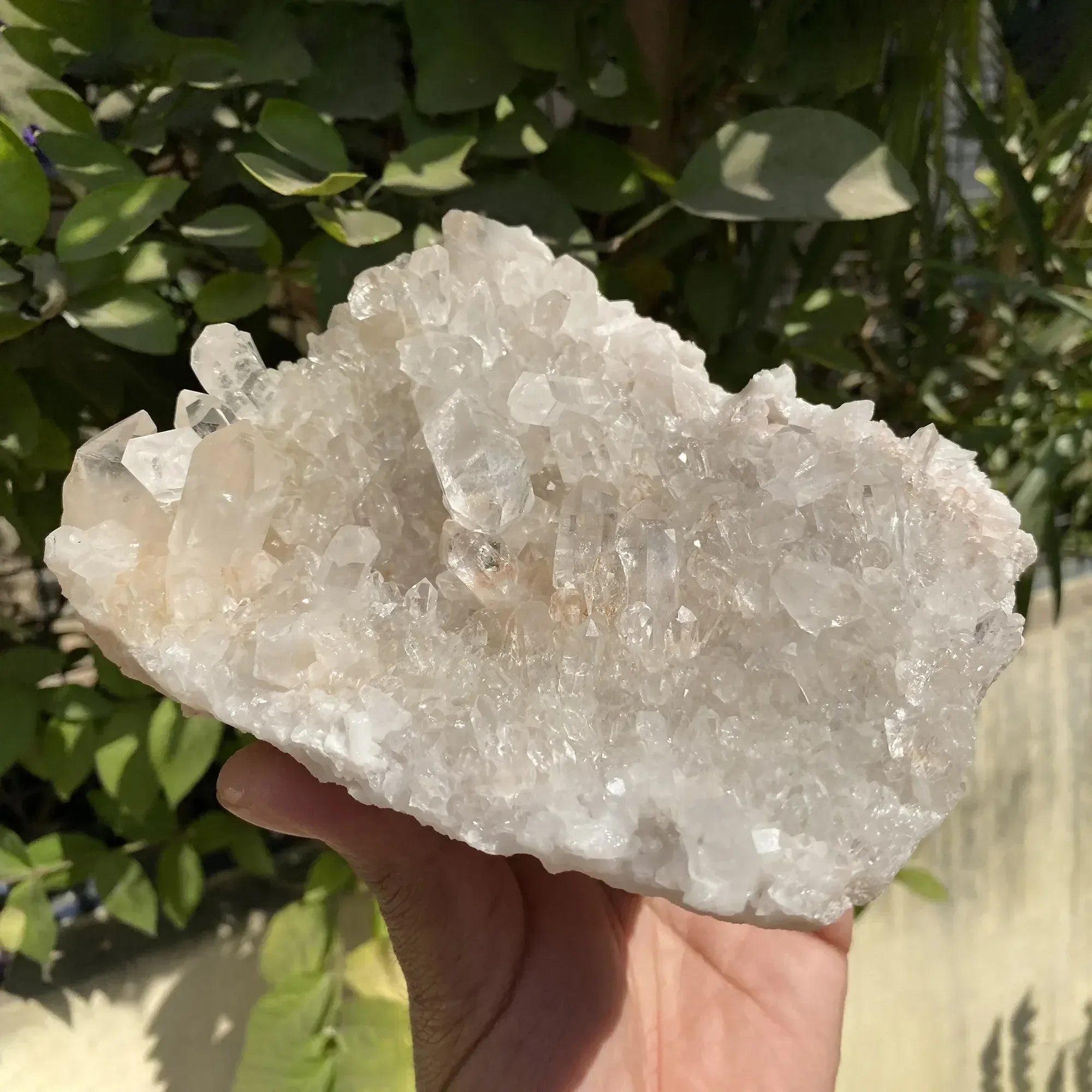Natural Himalayan White Quartz Cluster 1080g Himalayan Quartz