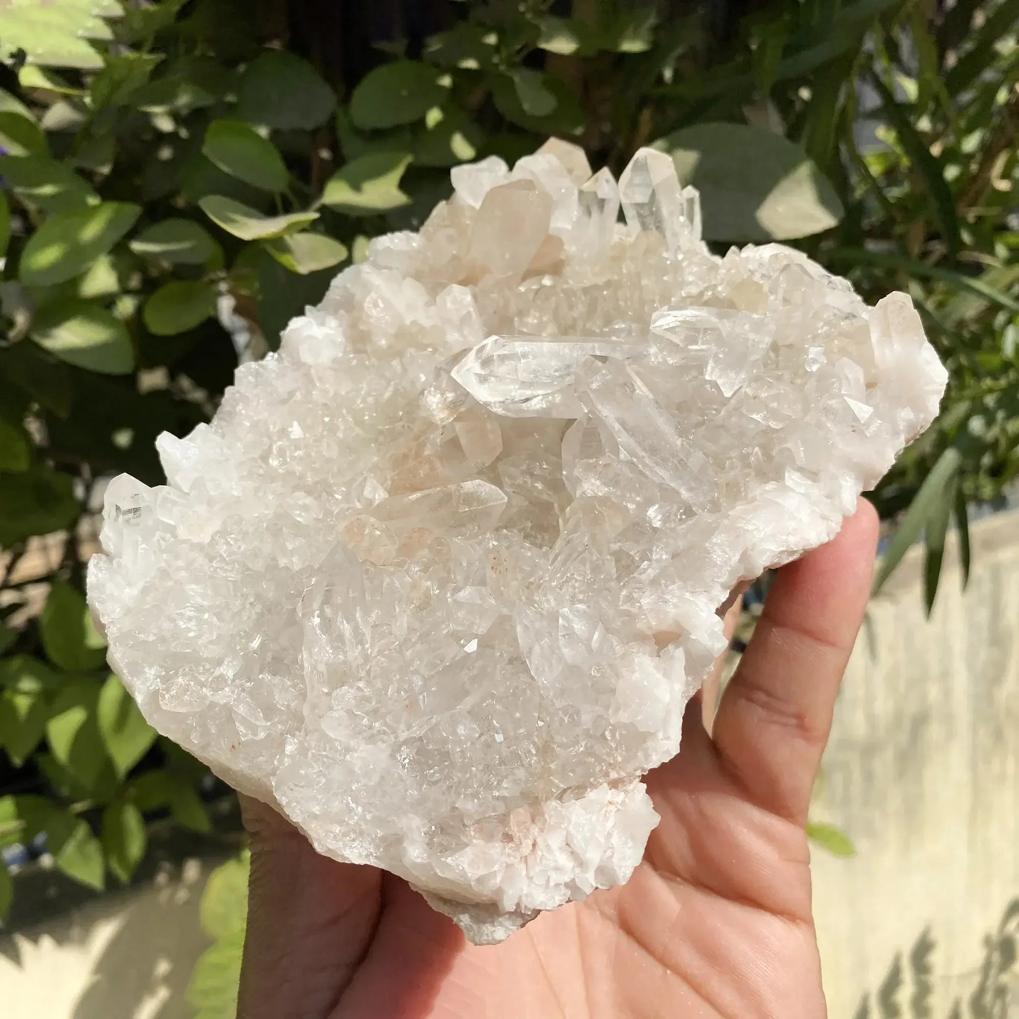 Natural Himalayan White Quartz Cluster 1080g Himalayan Quartz