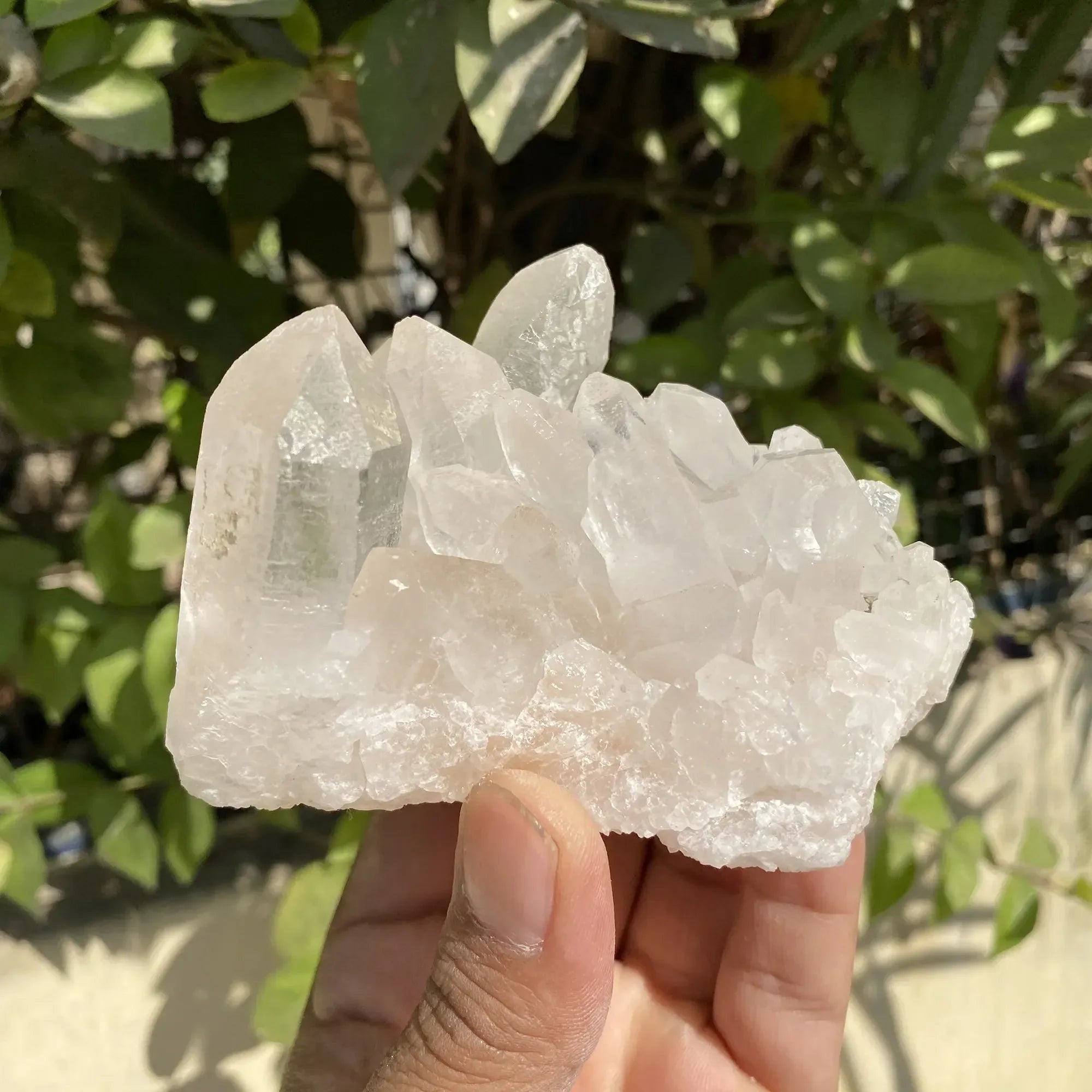 Natural Himalayan White Phantom Quartz Cluster 430g Himalayan Quartz