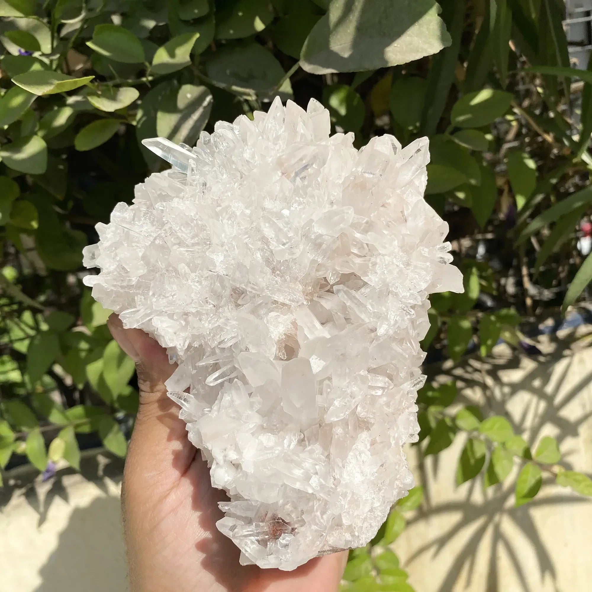Natural Himalayan White Quartz Cluster 1120g Himalayan Quartz