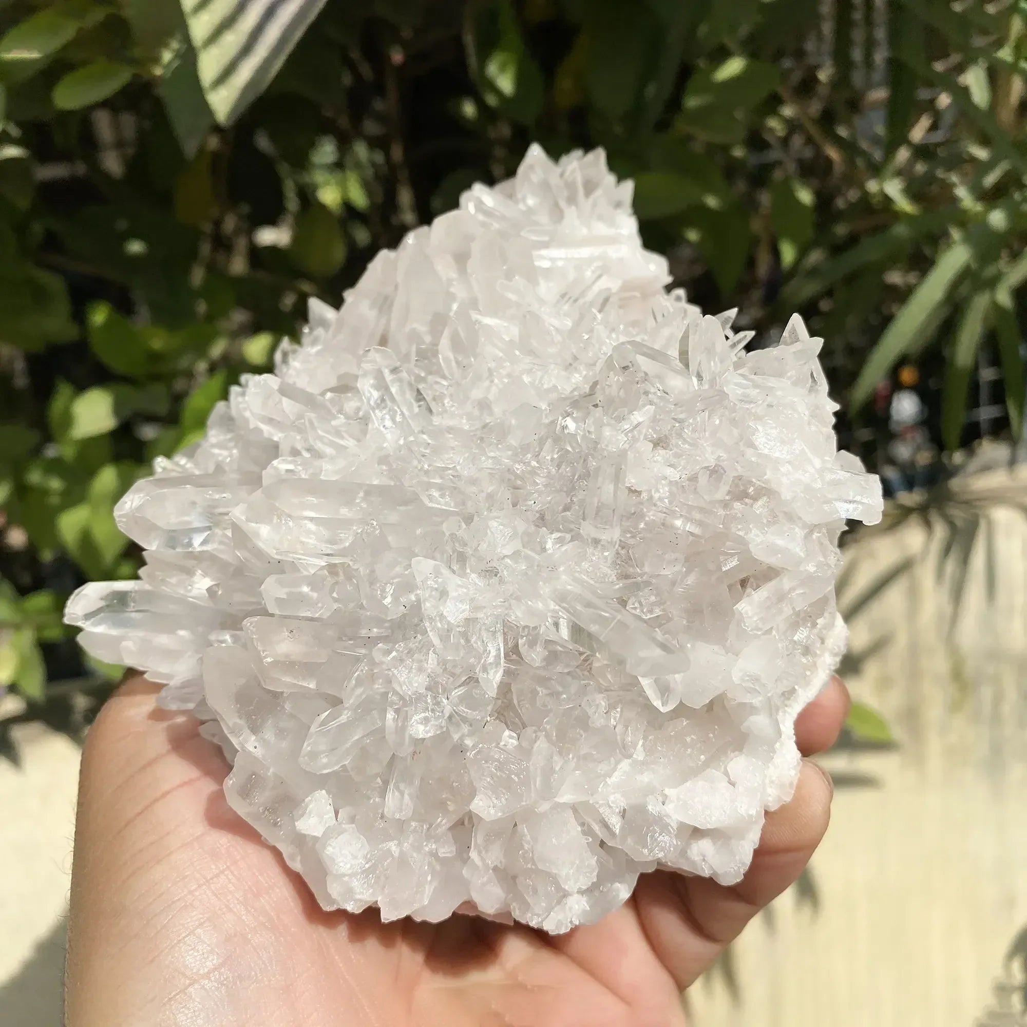 Natural Himalayan White Quartz Cluster 1120g Himalayan Quartz