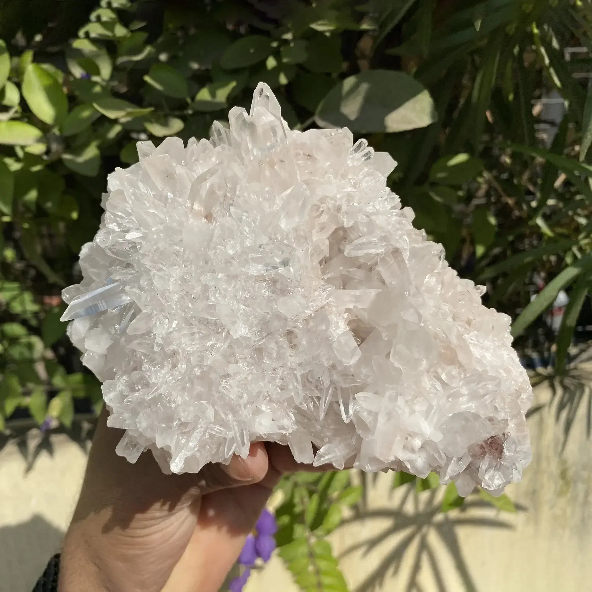 Natural Himalayan White Quartz Cluster 1120g Himalayan Quartz