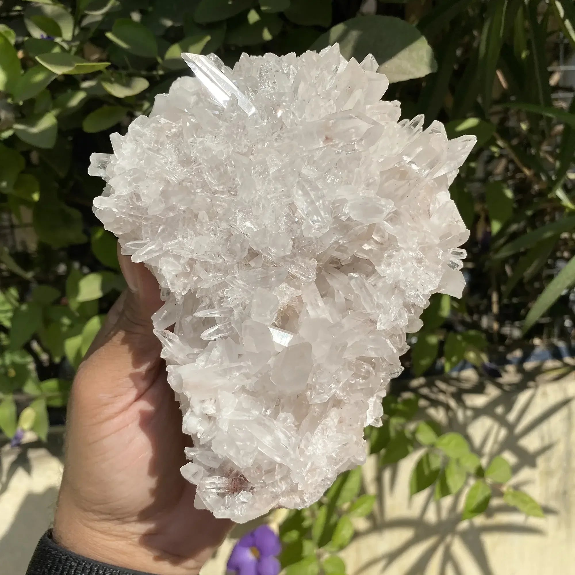 Natural Himalayan White Quartz Cluster 1120g Himalayan Quartz