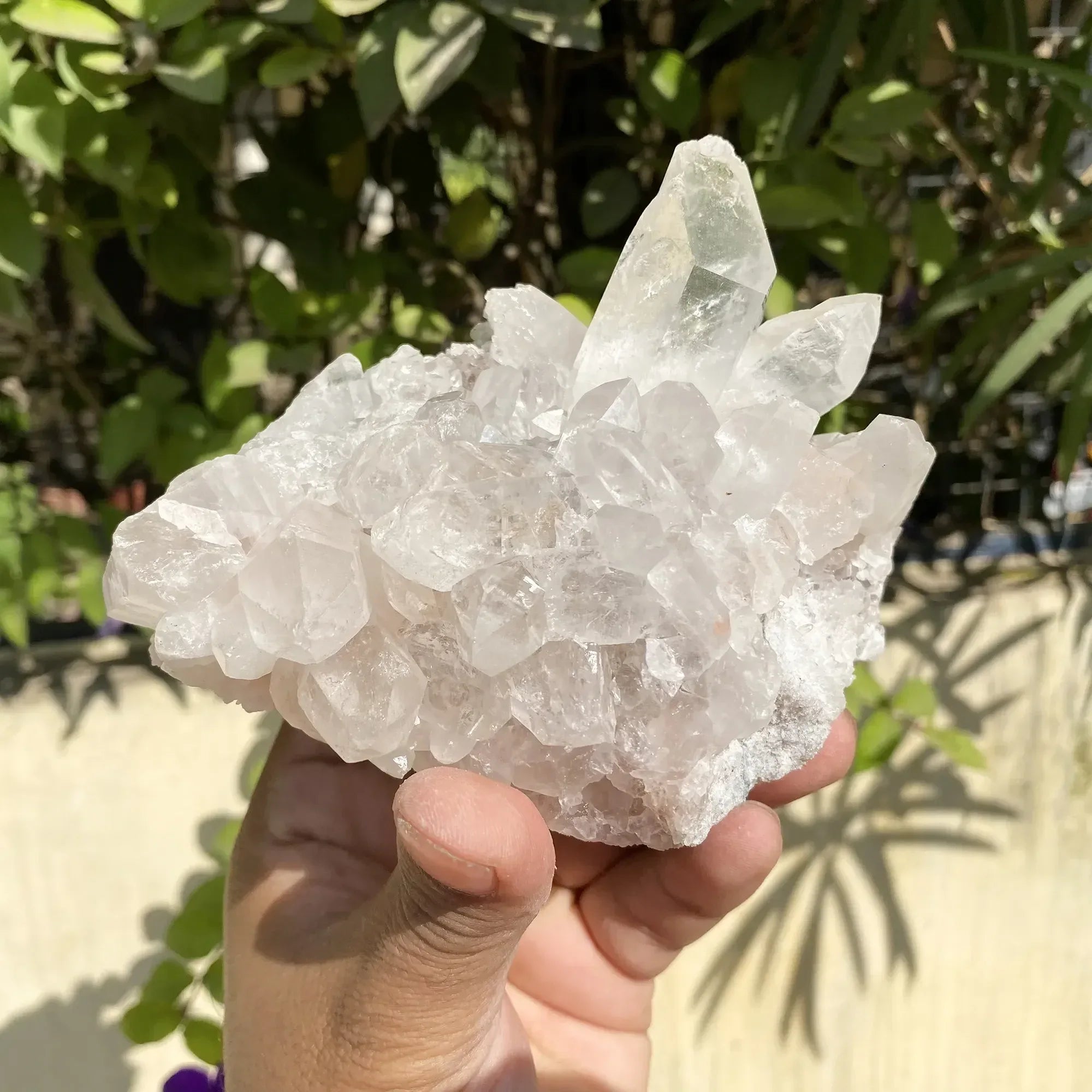 Natural Himalayan White Quartz Cluster 795g Himalayan Quartz