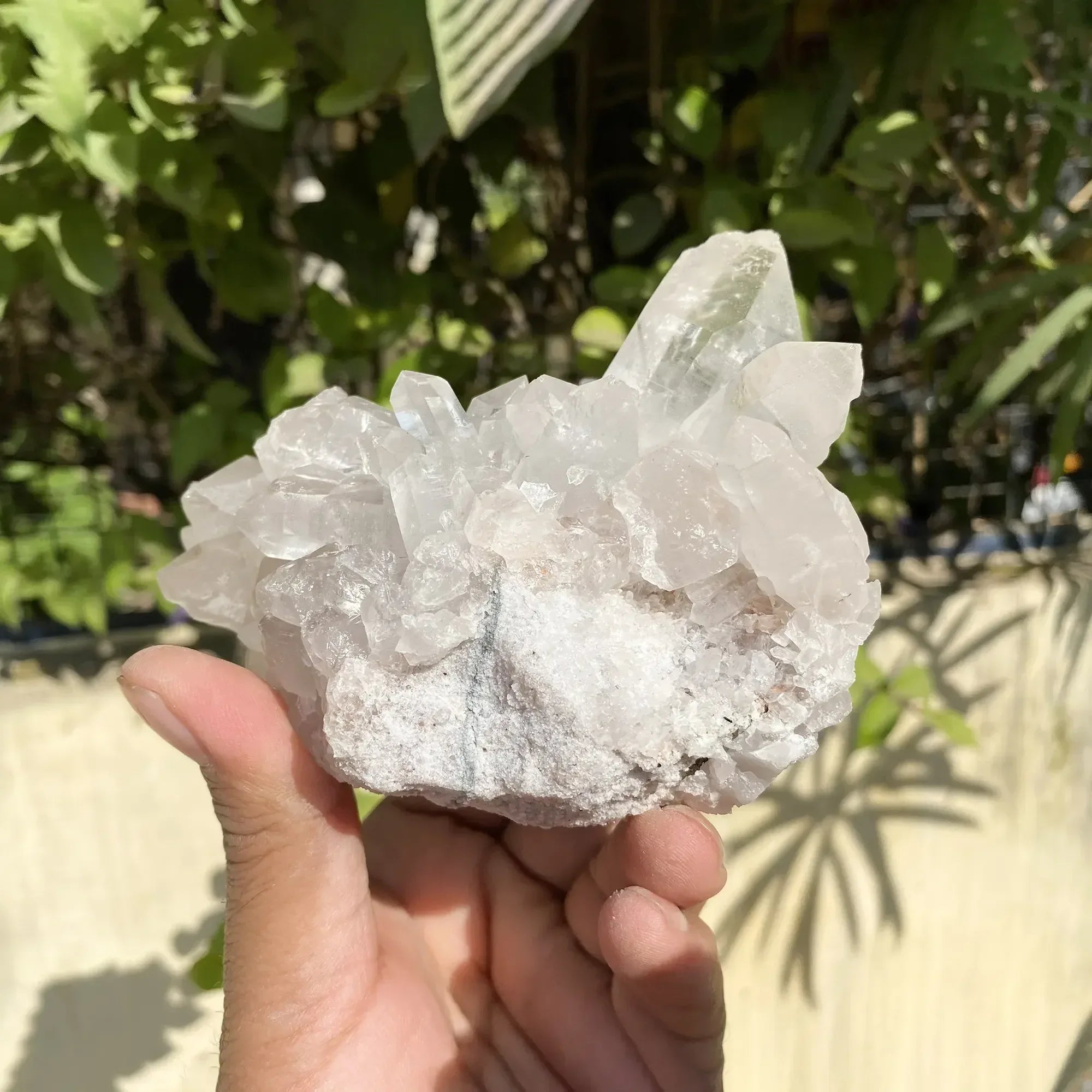 Natural Himalayan White Quartz Cluster 795g Himalayan Quartz