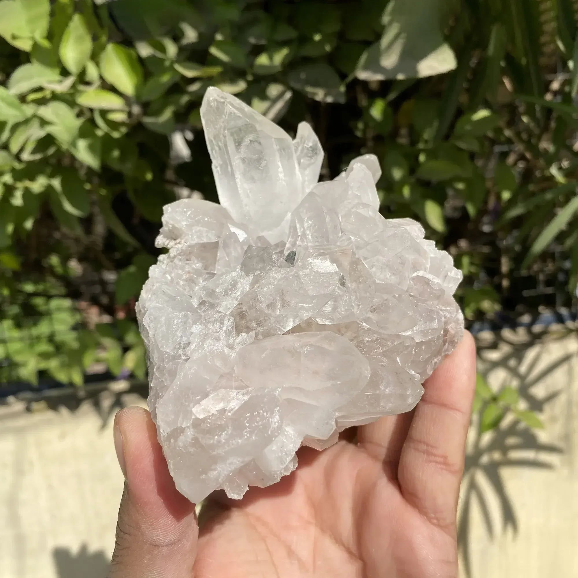 Natural Himalayan White Quartz Cluster 795g Himalayan Quartz