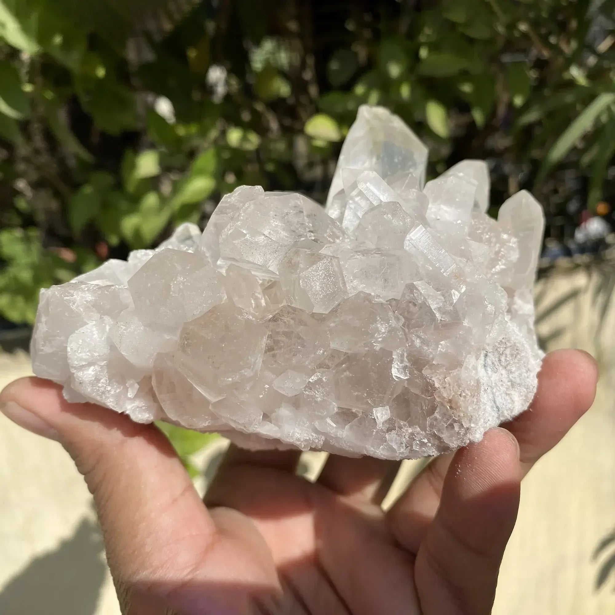 Natural Himalayan White Quartz Cluster 795g Himalayan Quartz