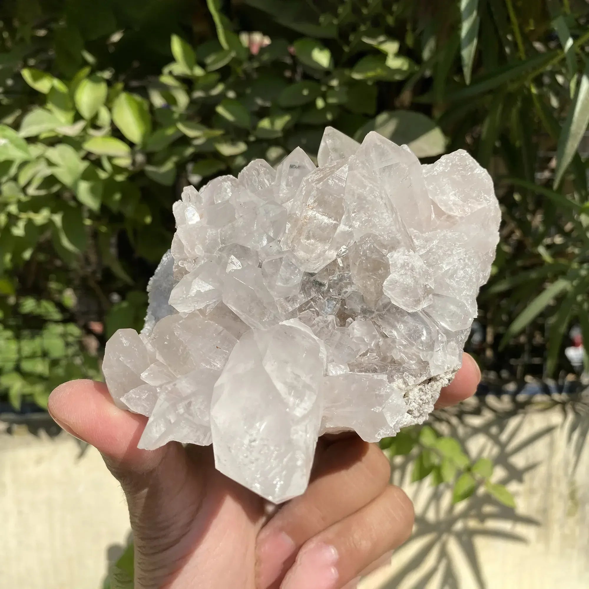 Natural Himalayan White Quartz Cluster 795g Himalayan Quartz