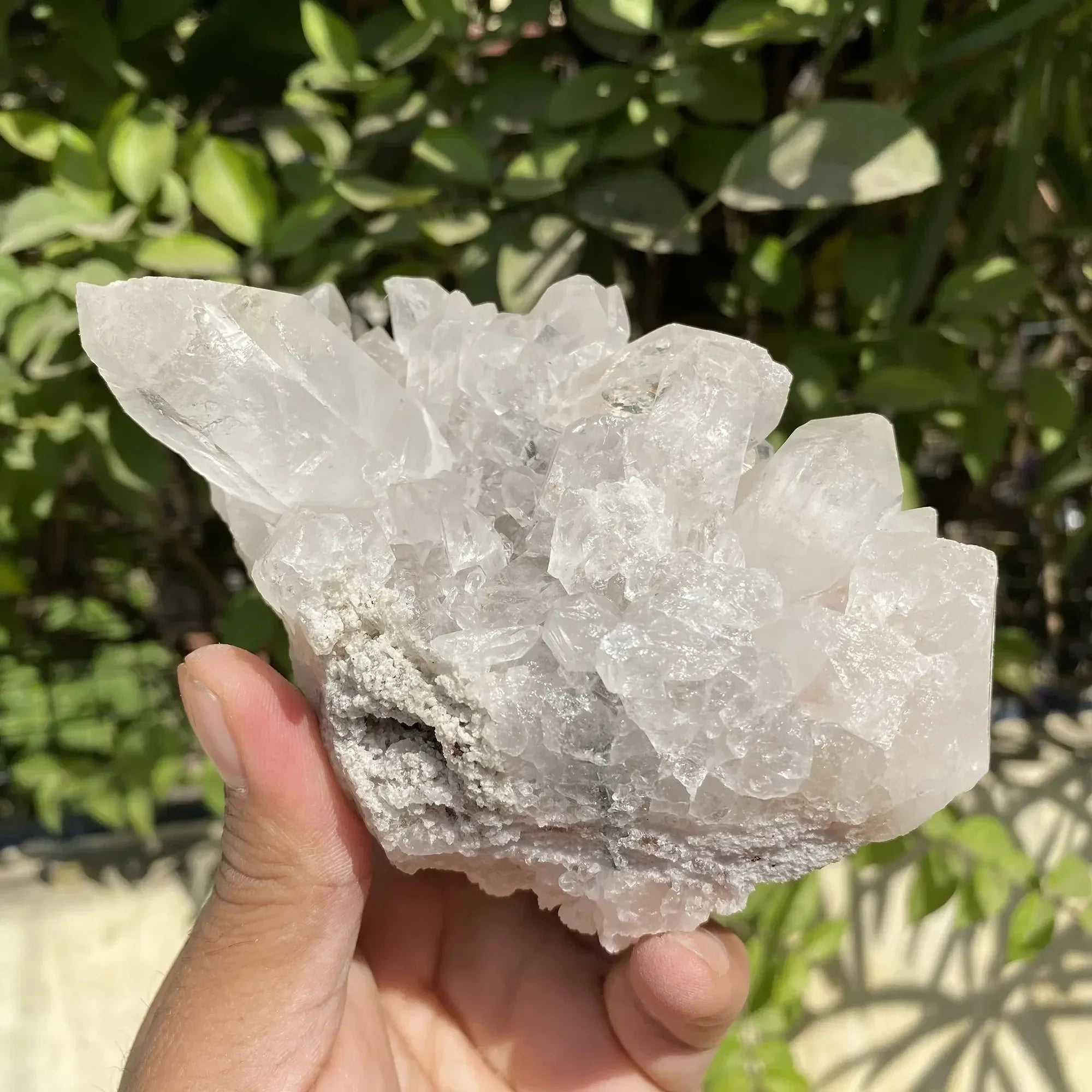 Natural Himalayan White Quartz Cluster 795g Himalayan Quartz