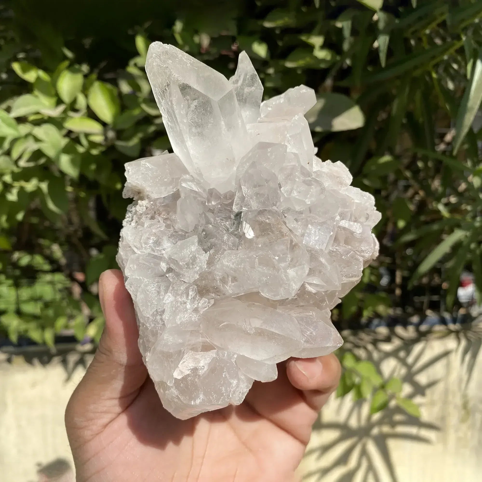 Natural Himalayan White Quartz Cluster 795g Himalayan Quartz